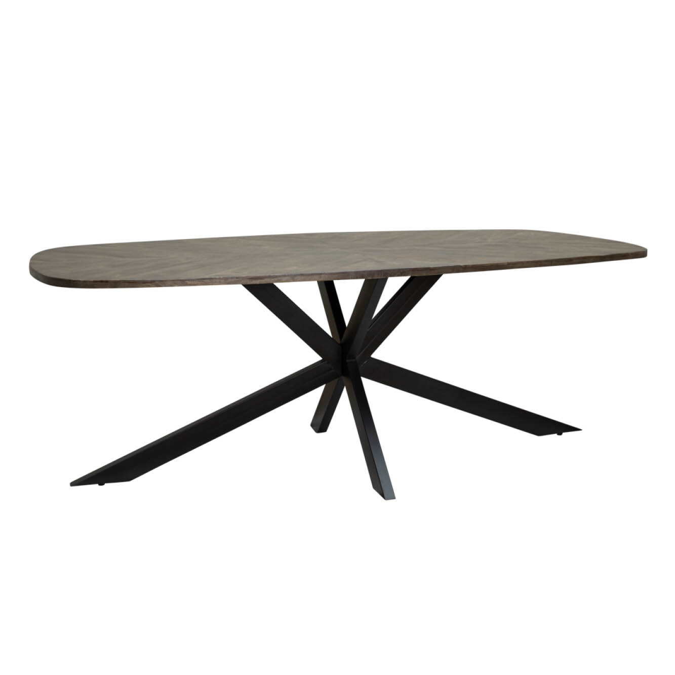 Tower Living Eettafel 'Silvi' Deens ovaal, Mangohout, 220 x 110cm