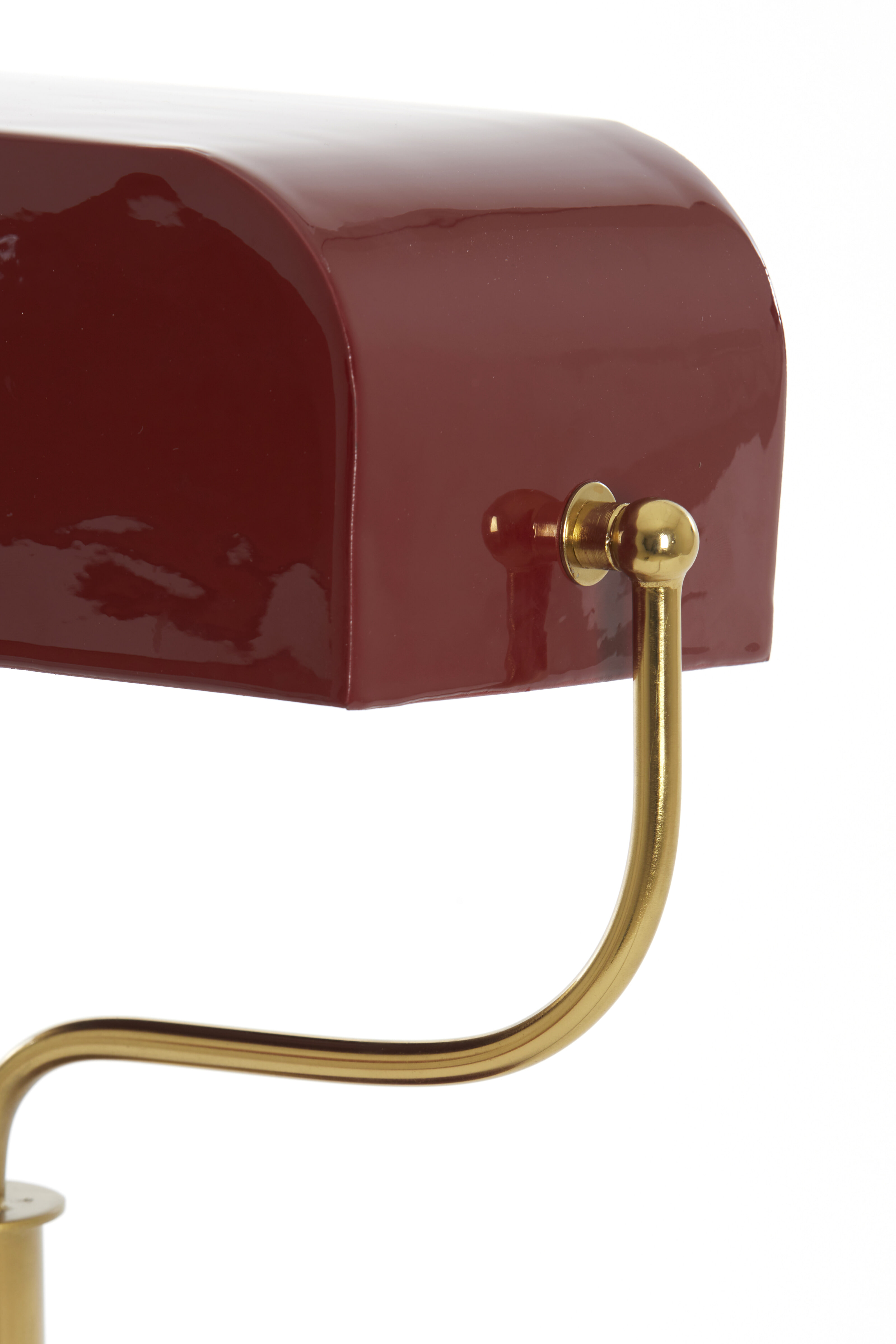 Light & Living Tafellamp 'Ayer' 43cm, kleur Bordeaux