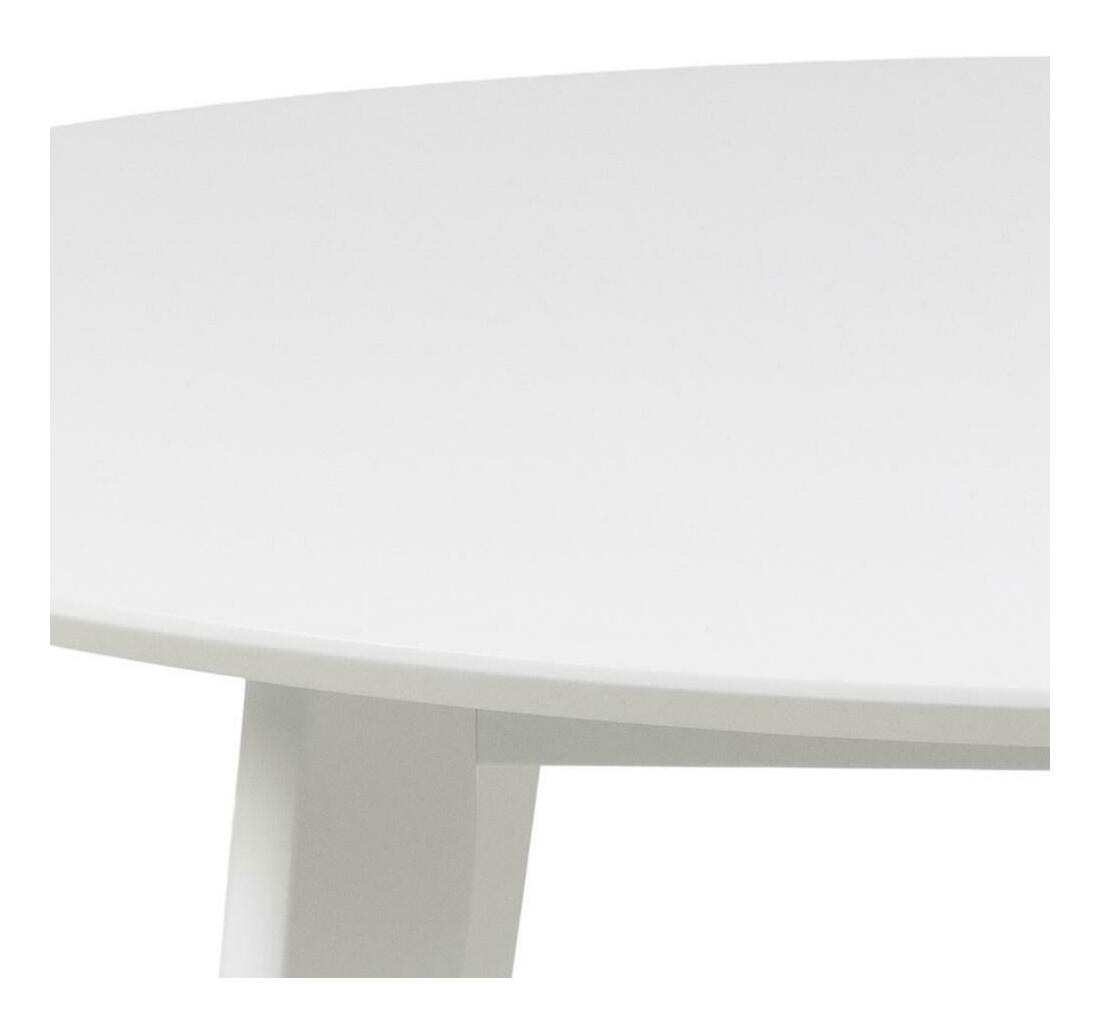 Bendt Ronde Eettafel 'Torkil' 105cm, kleur Wit