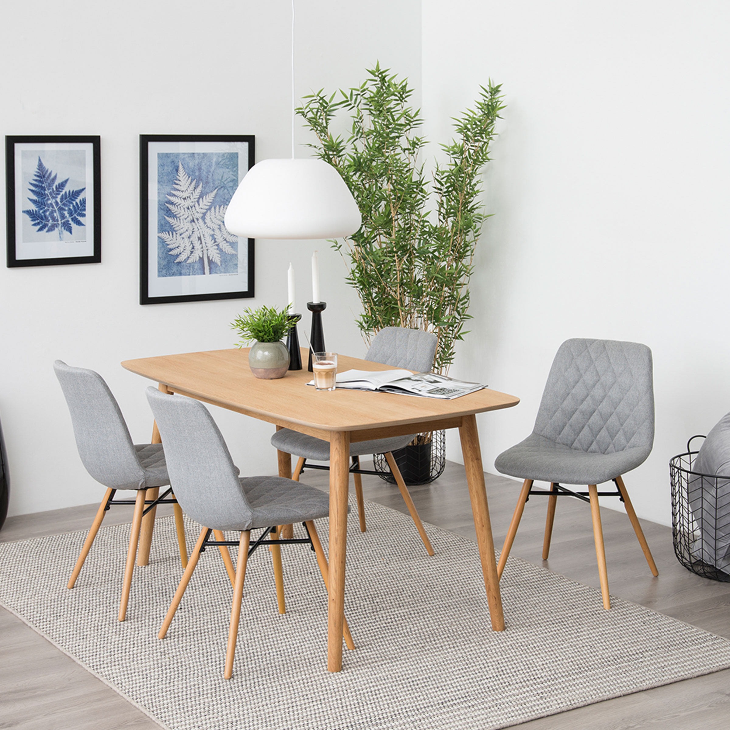 Bendt Eettafel 'Ebbe' 150 x 80cm, kleur Naturel