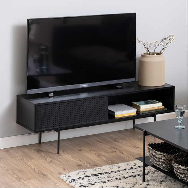 Bendt TV-meubel 'Mick' 140cm, kleur Zwart