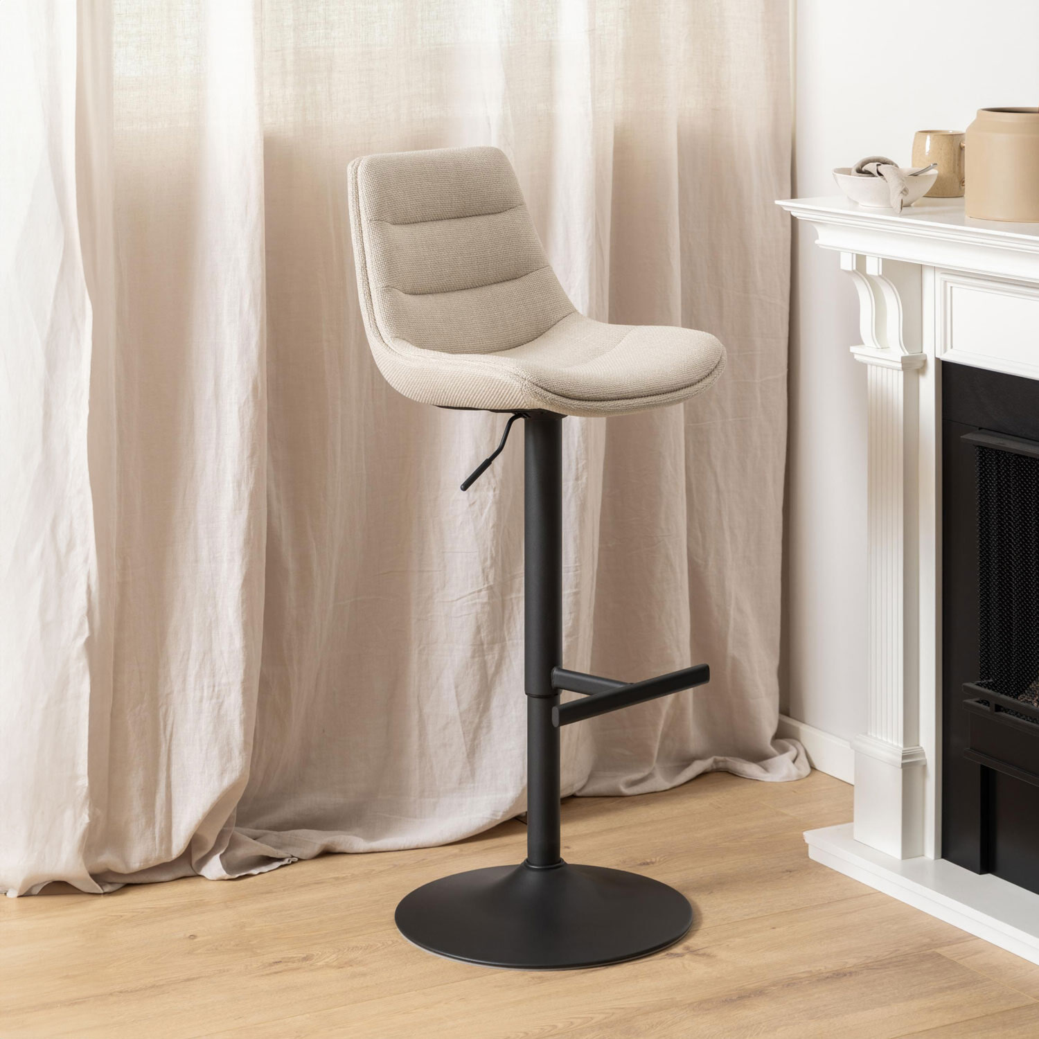 Bendt Draaibare Barkruk 'Labarron' (zithoogte 65-86cm)