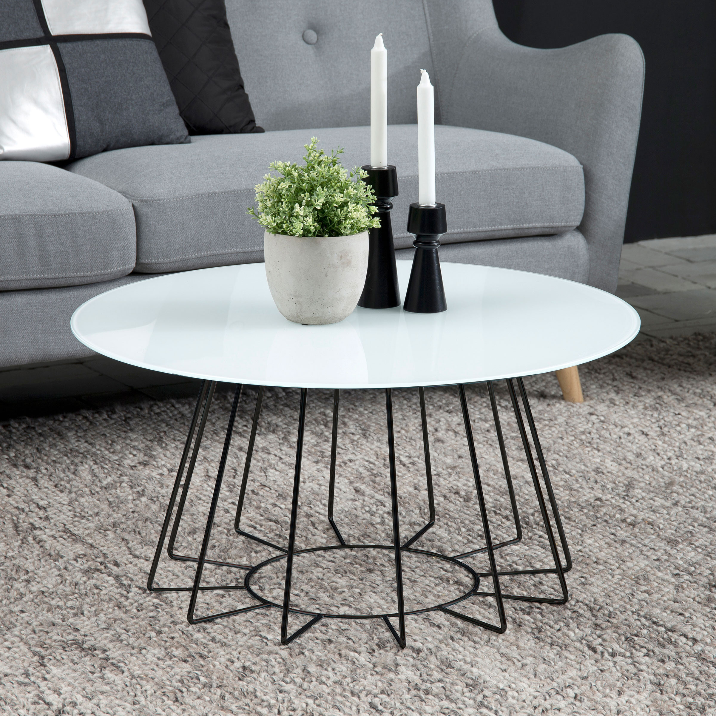 Bendt Salontafel 'Trine' kleur wit
