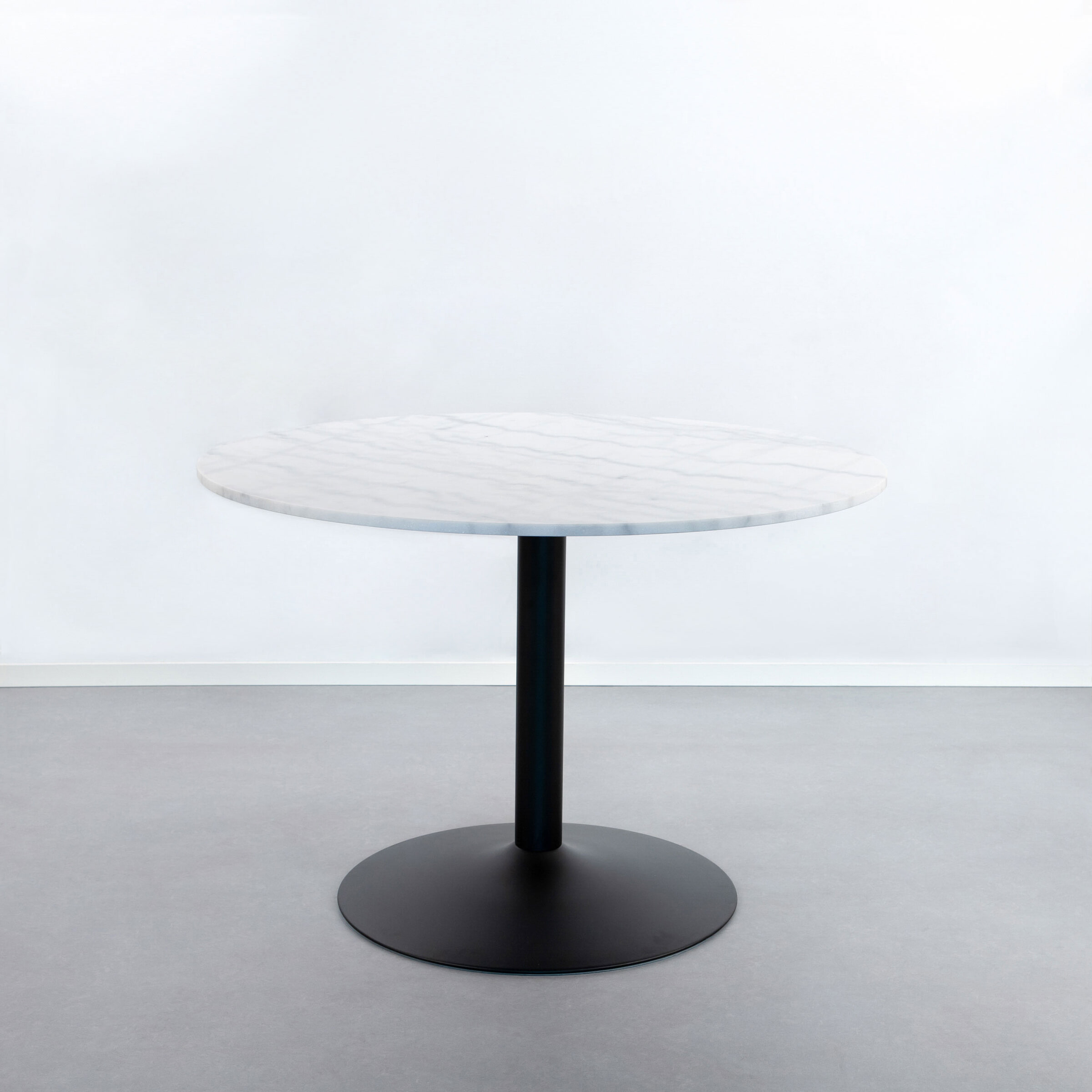 Sohome Ronde Eettafel 'Rune' 110cm, kleur Wit Marmer