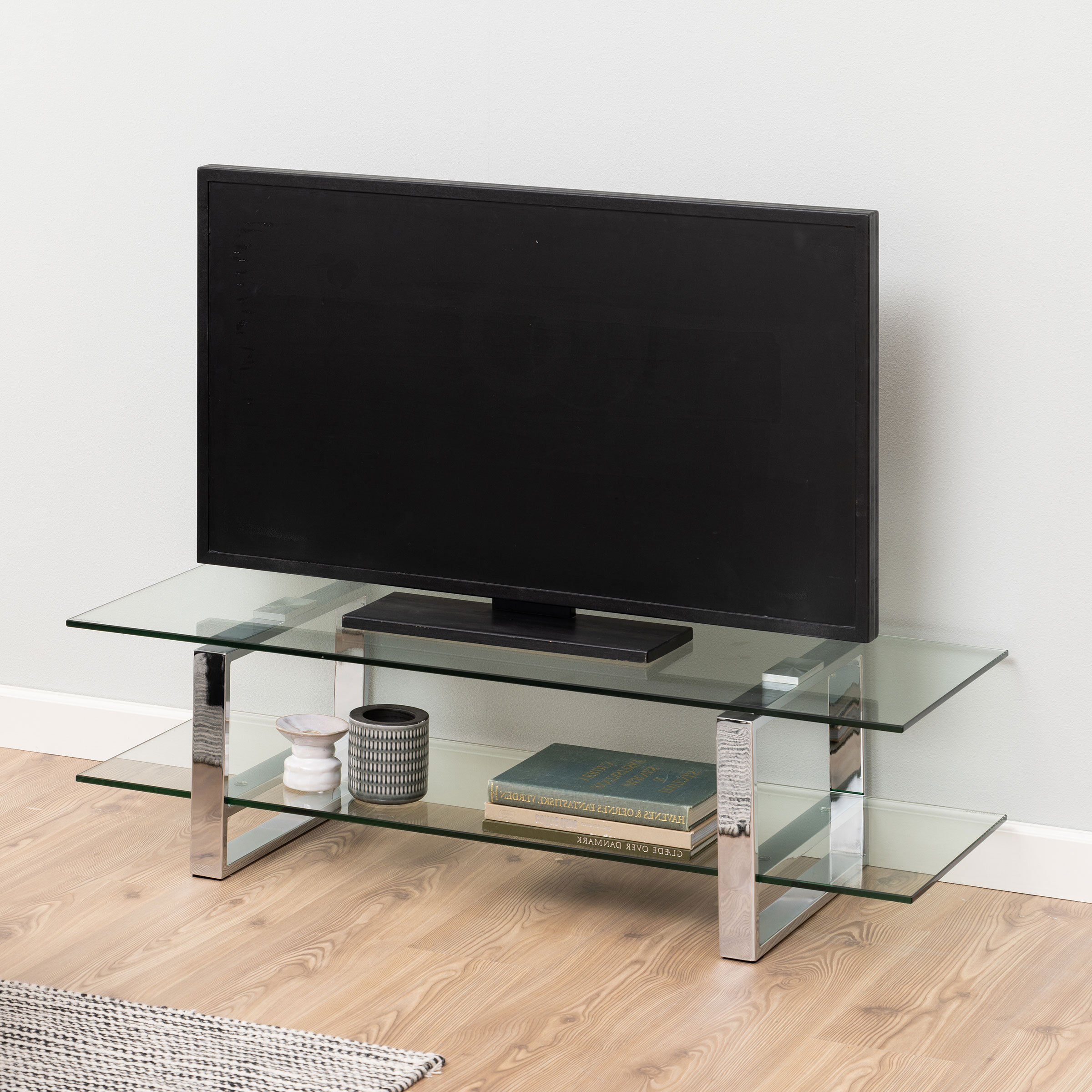 Bendt TV-meubel 'Lone' 120cm, kleur Chroom