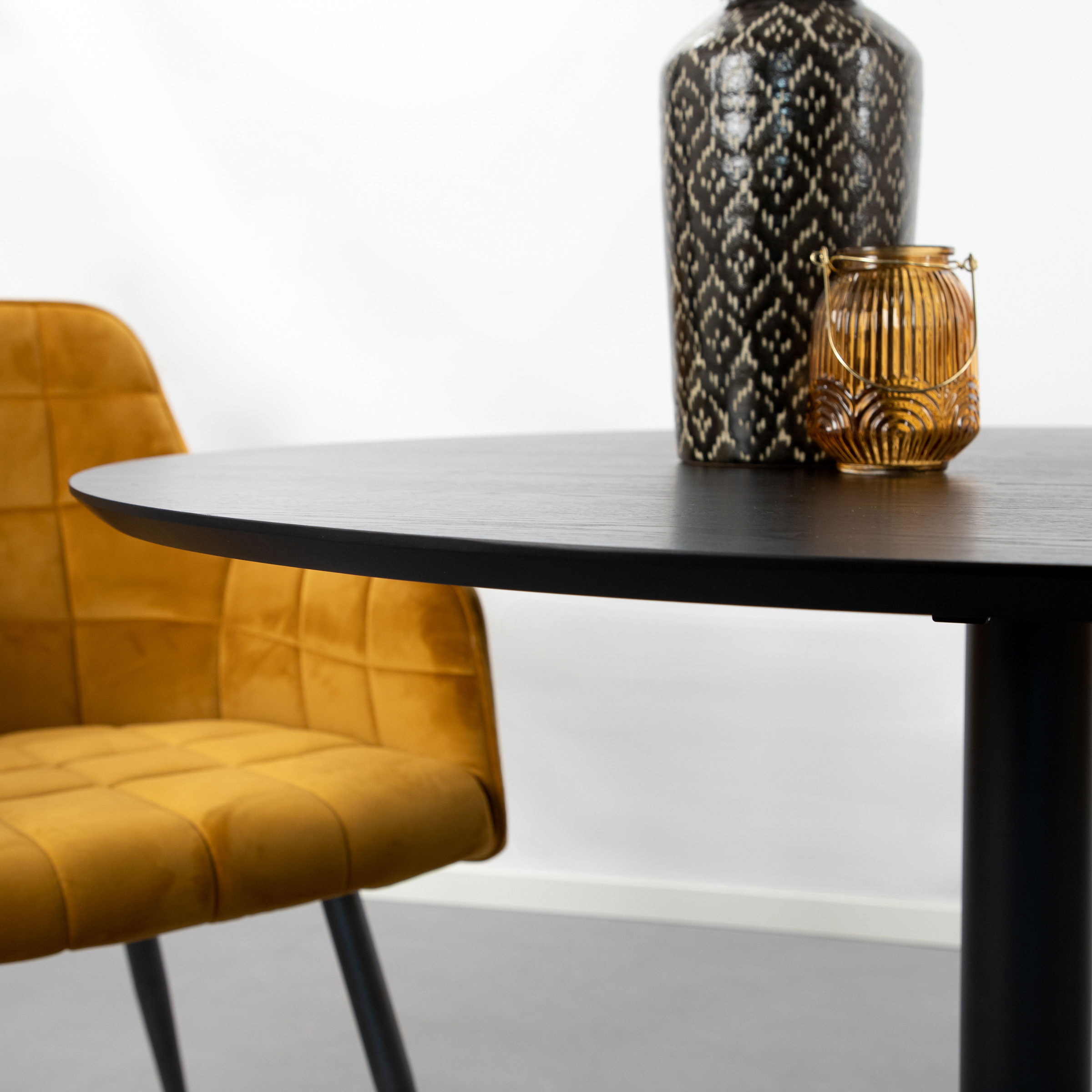 Sohome Ronde Eettafel 'Elsa' 110cm, kleur Zwart