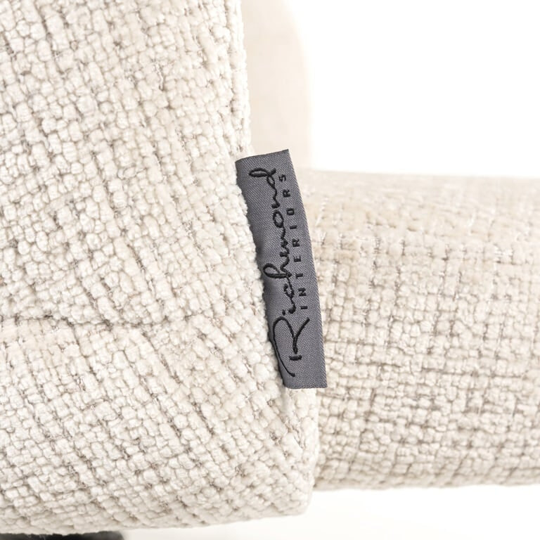 Richmond Draaibare Eetkamerstoel 'Zendaya' Chenille, kleur Beige