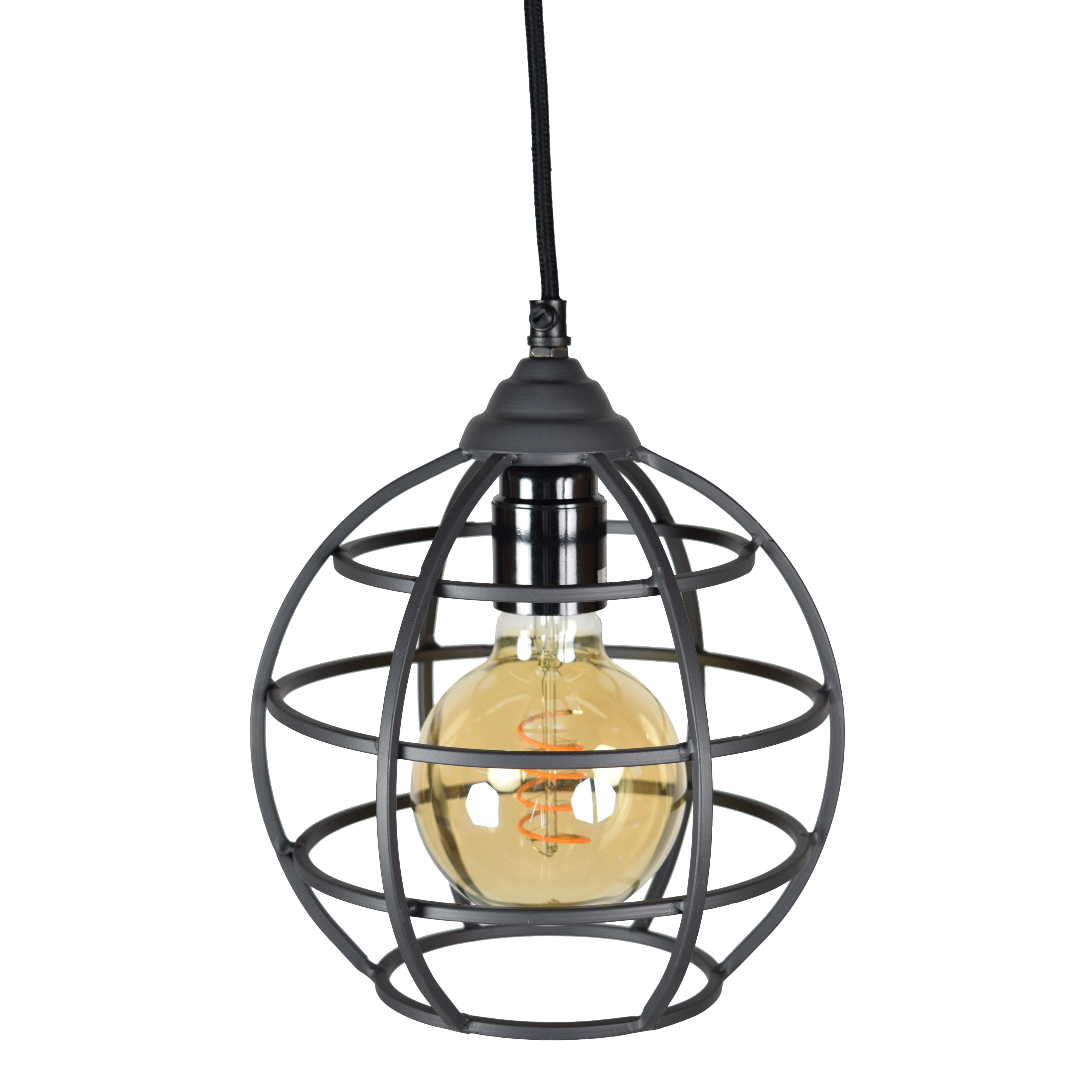 Urban Interiors hanglamp 3-lichts, kleur Vintage Black