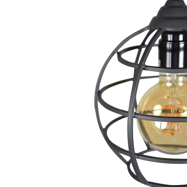 Urban Interiors hanglamp 3-lichts, kleur Vintage Black