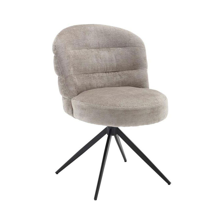 Tower Living Draaibare Eetkamerstoel 'Carro' Chenille