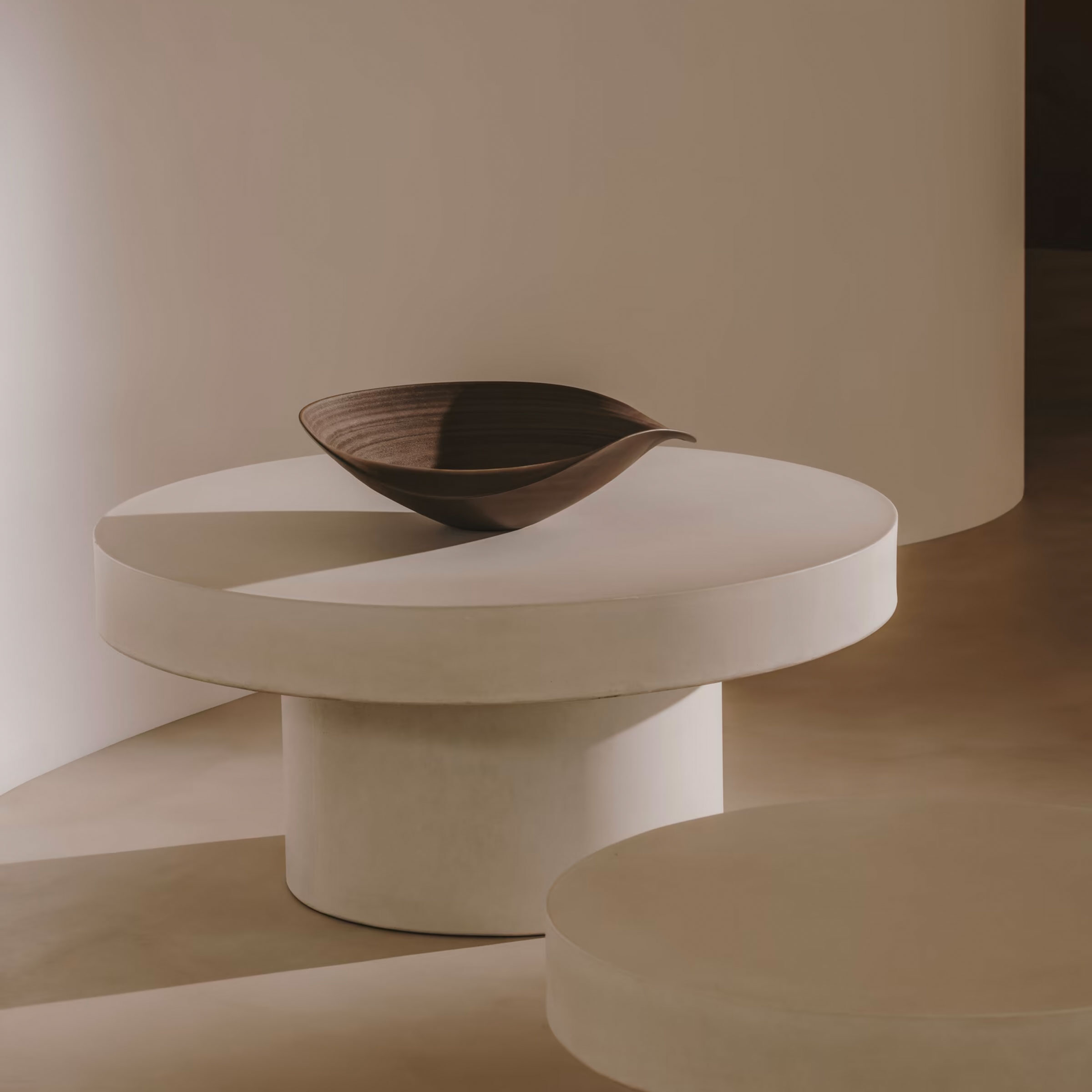 Kave Home Ronde Salontafel 'Aiguablava' Beton, 90cm
