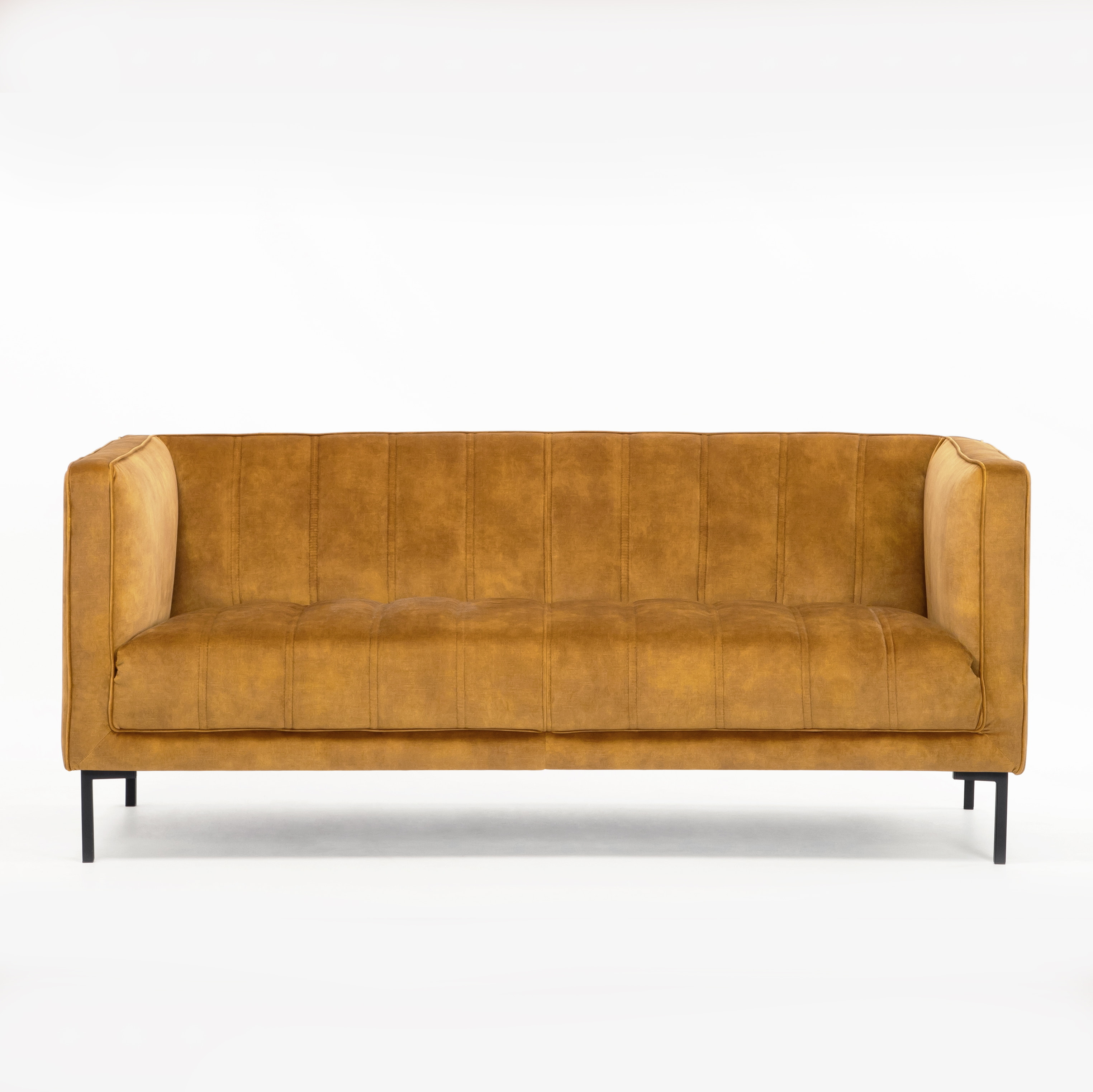 Sohome 3-zits Bank 'Alison' Velvet, kleur gold