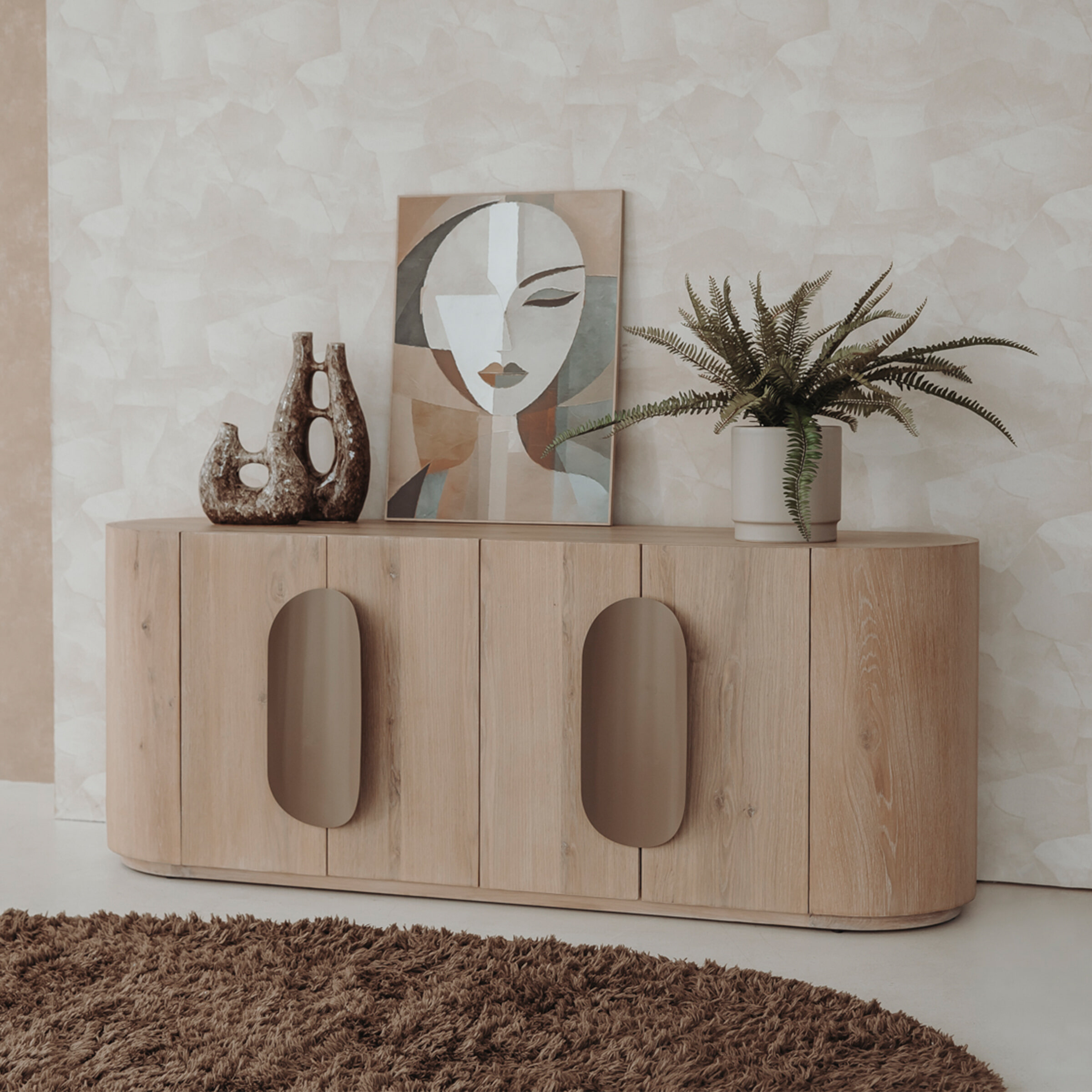 Tower Living Dressoir 'Allure' Eiken, 180cm