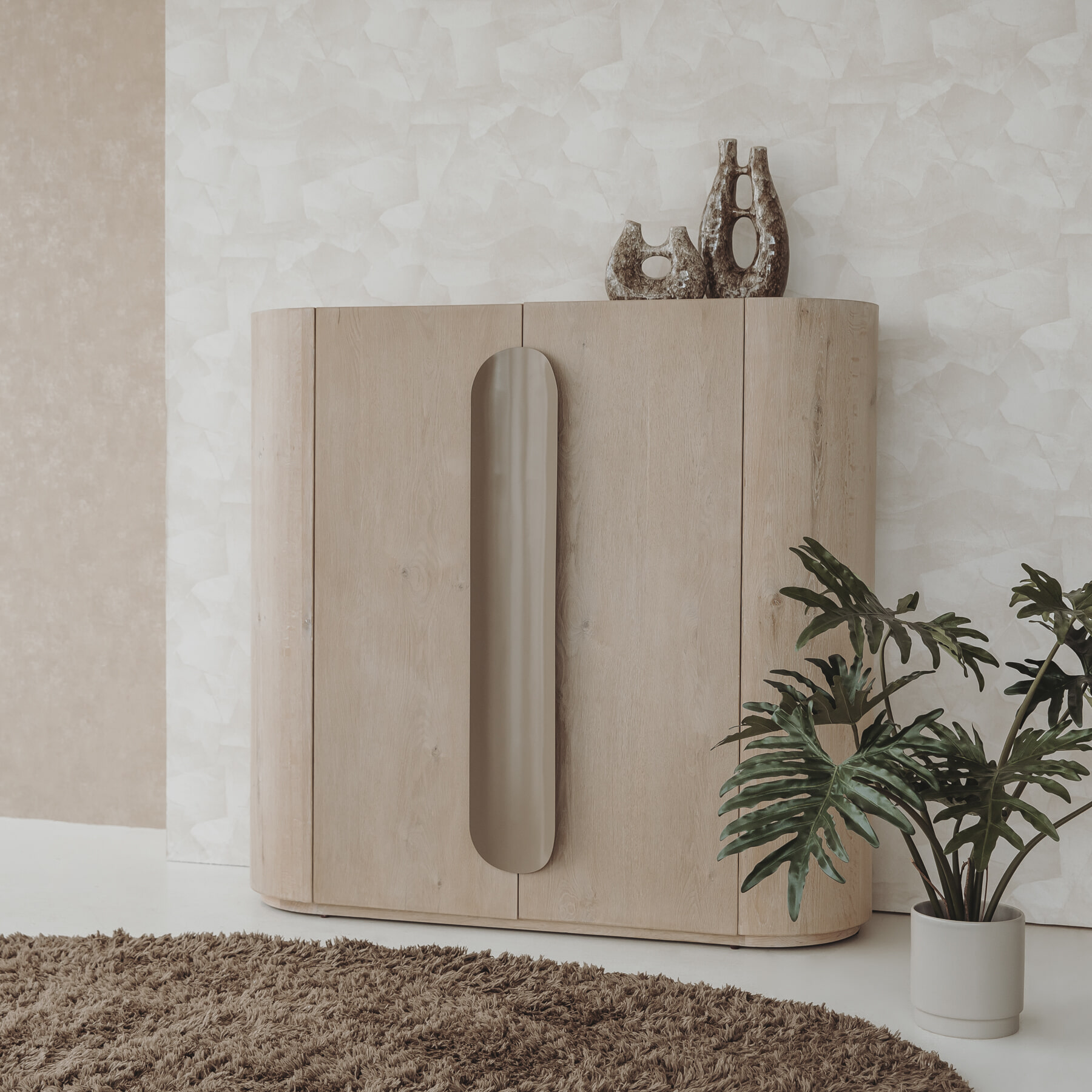 Tower Living Opbergkast 'Allure' Eiken, 140 x 150cm