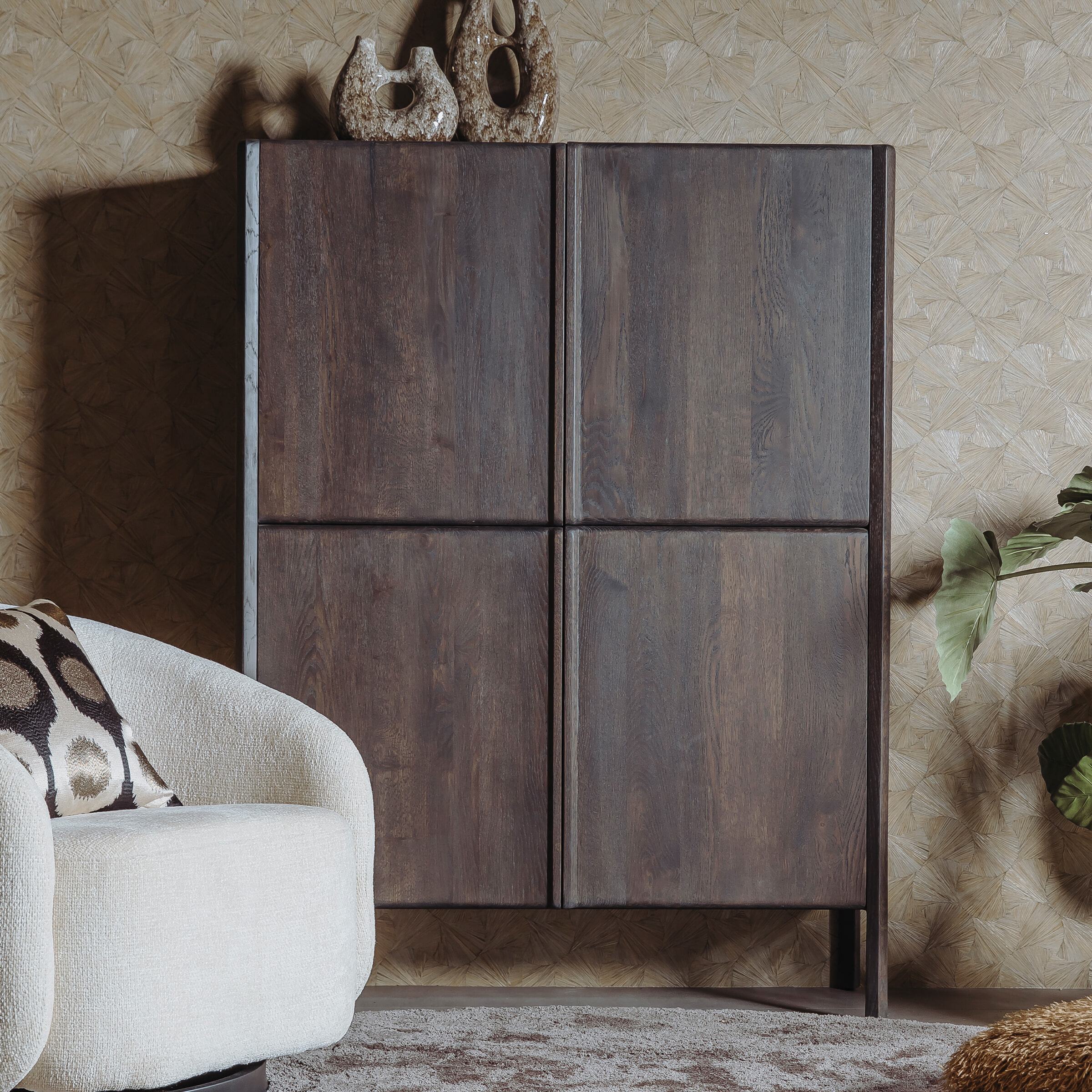 Tower Living Opbergkast 'Amalfi' Eiken, 160 x 120cm