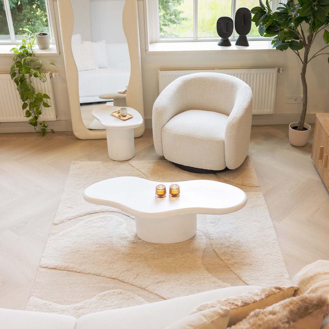 Nohr Vloerkleed 'Amarily' 160 x 230cm, kleur Beige