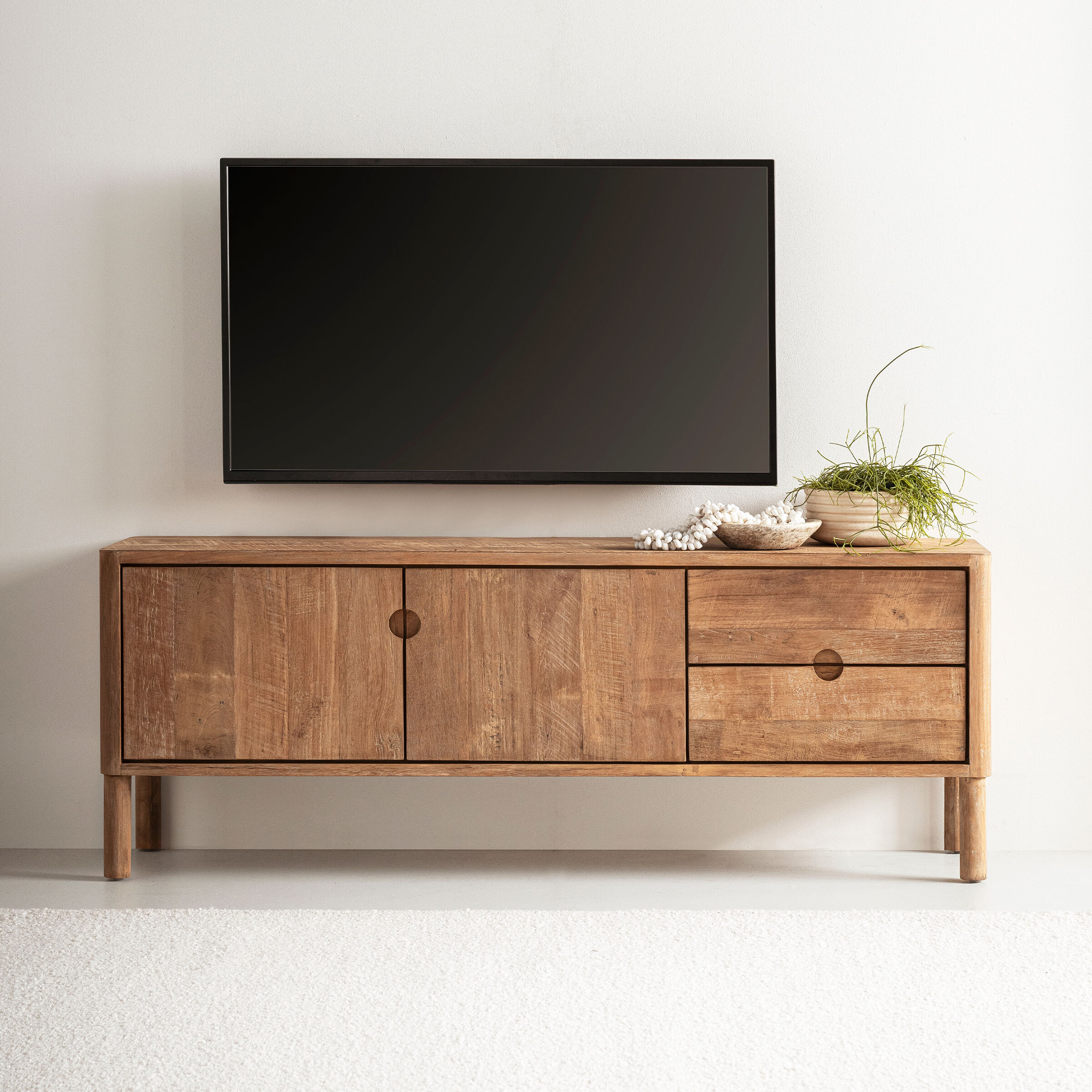 DTP Home TV-meubel 'Apollo No. 2' Teakhout, 150cm