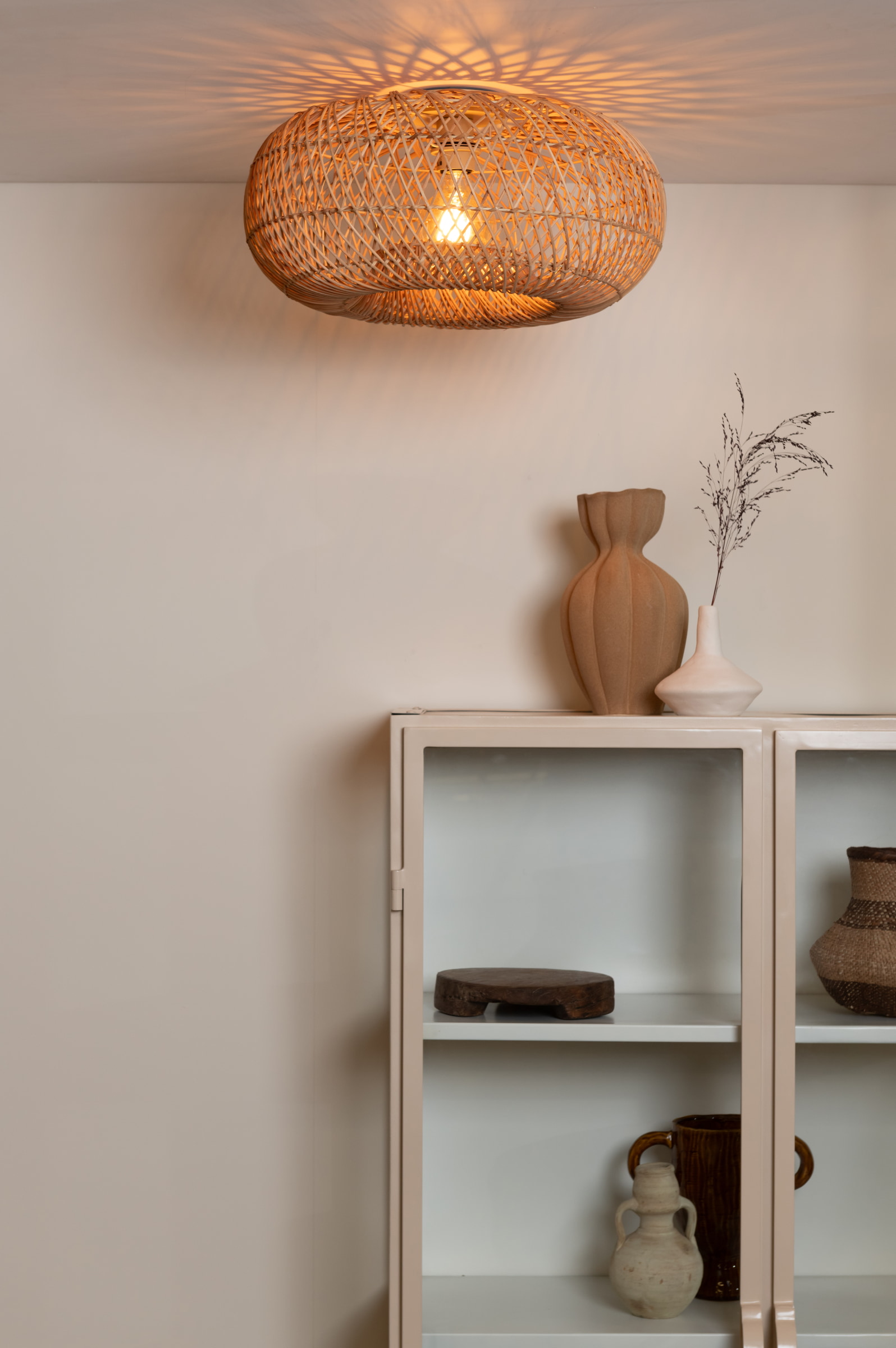 GOOD&MOJO Plafondlamp 'Arizona' Bamboe, 50cm, kleur Naturel