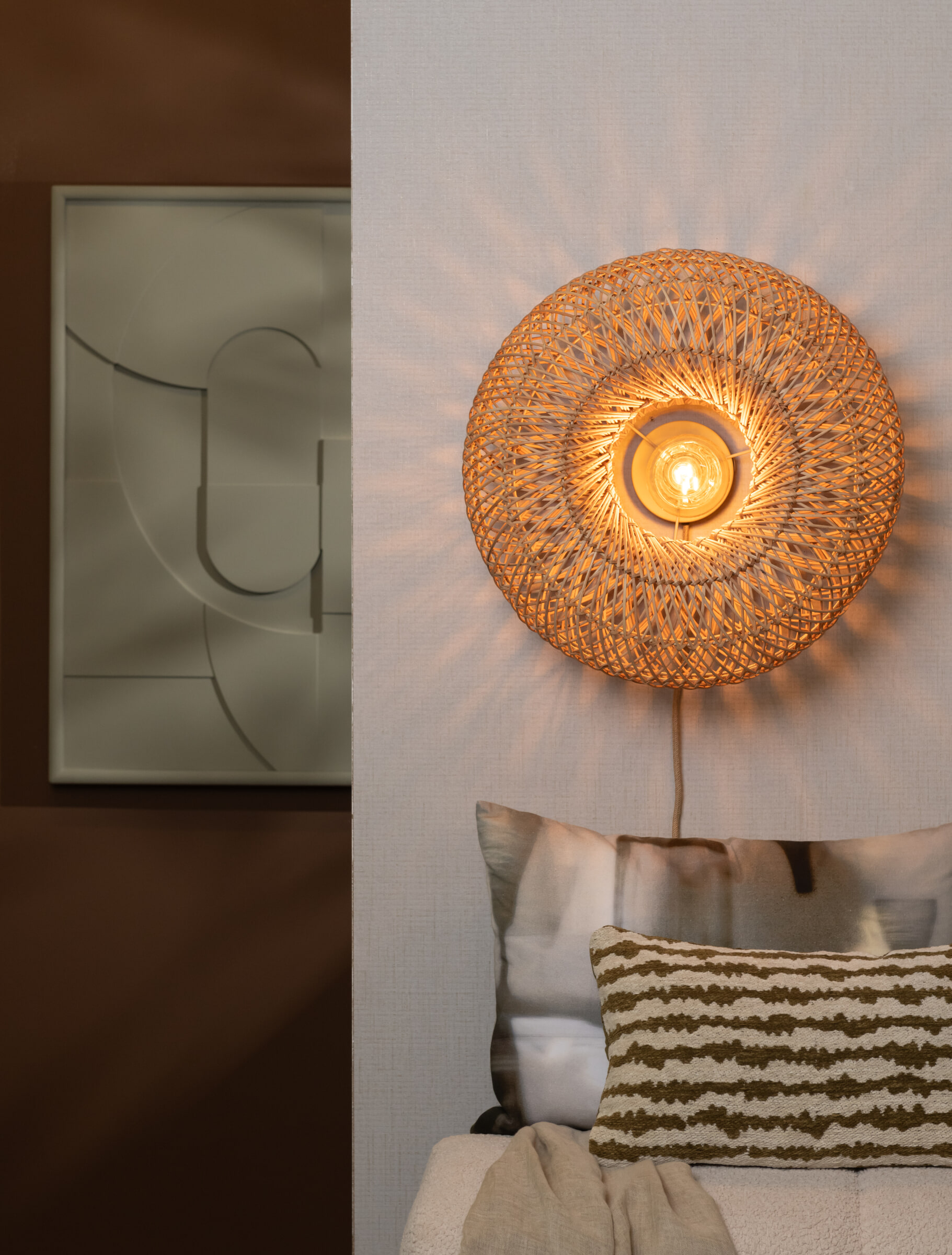 GOOD&MOJO Wandlamp 'Arizona' Bamboe, 50cm, kleur Naturel