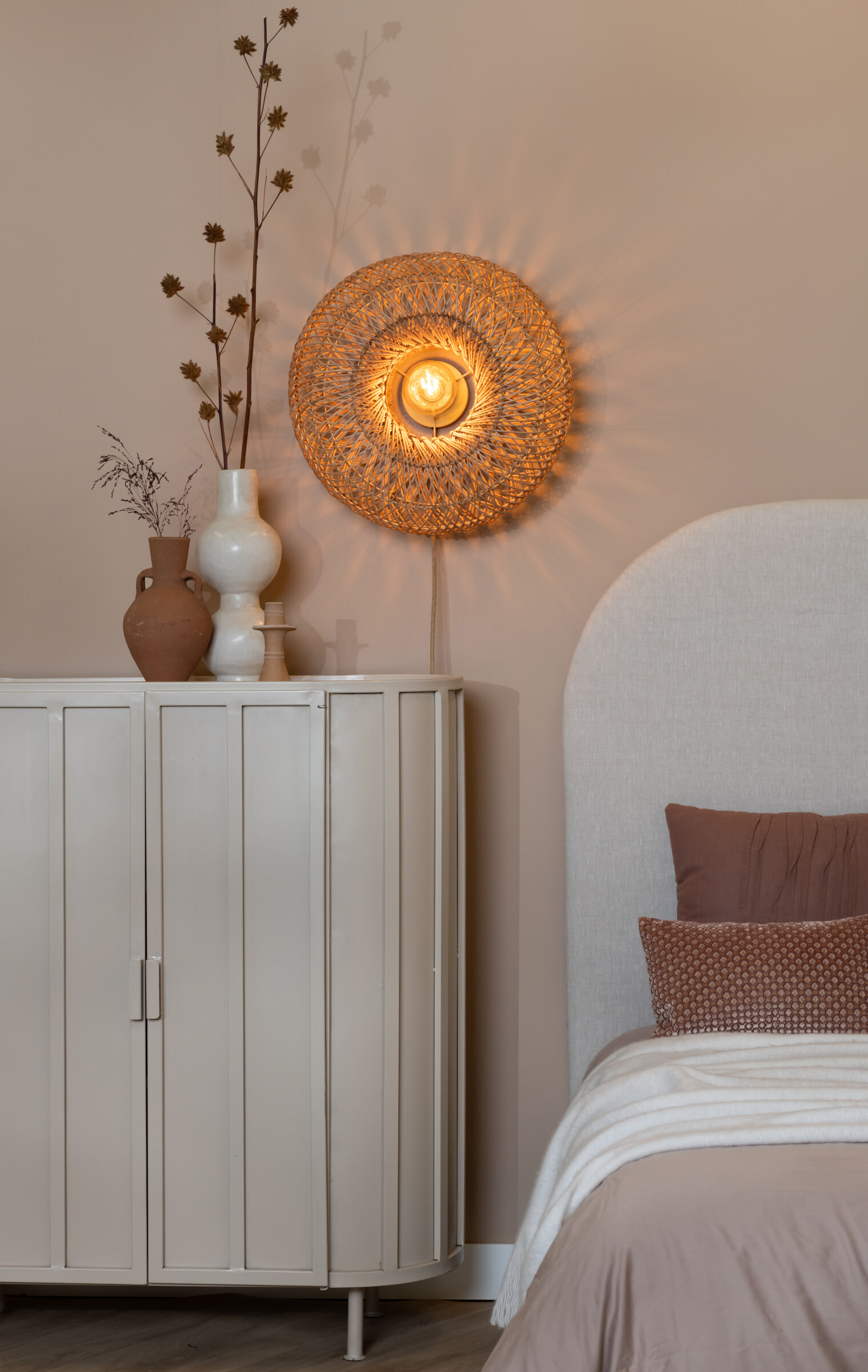 GOOD&MOJO Wandlamp 'Arizona' Bamboe, 50cm, kleur Naturel