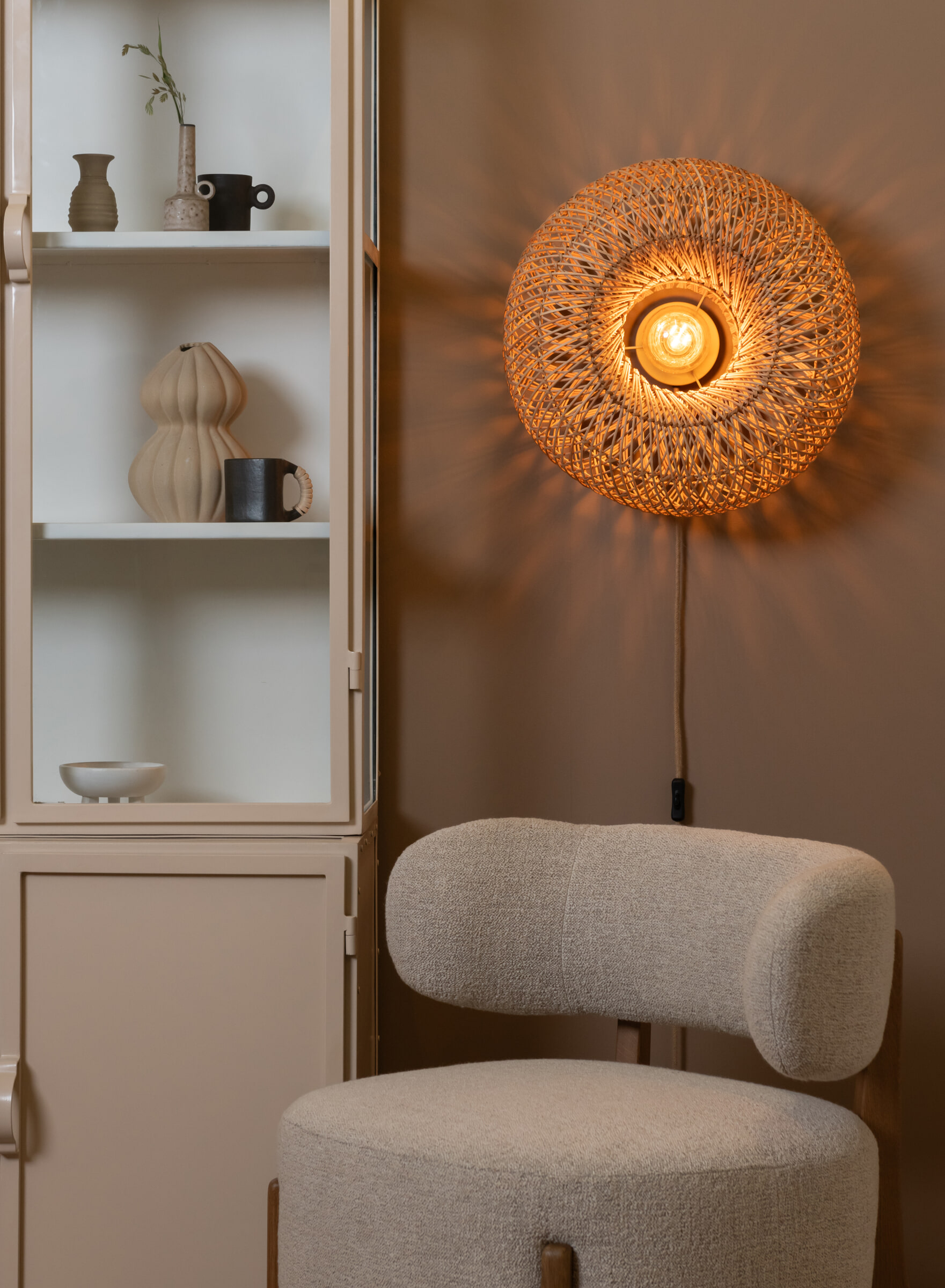 GOOD&MOJO Wandlamp 'Arizona' Bamboe, 50cm, kleur Naturel