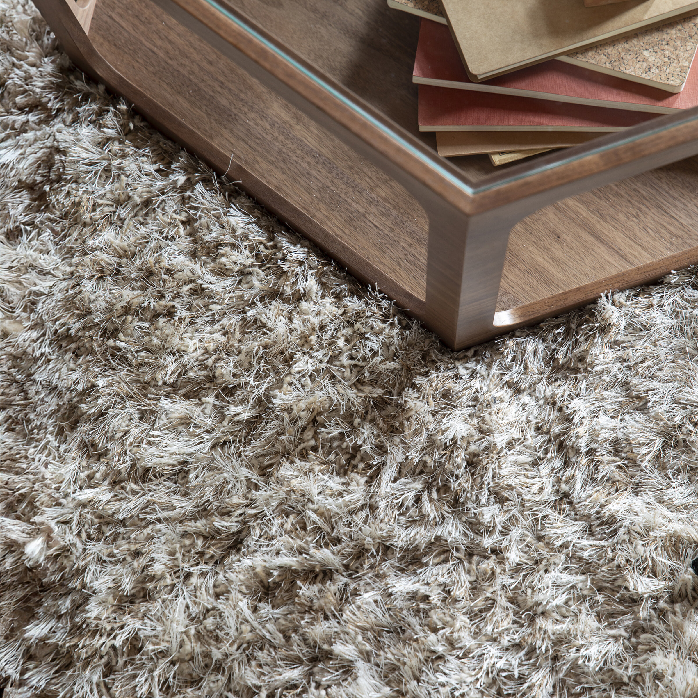 Dutchbone Vloerkleed 'Hairy' Wol