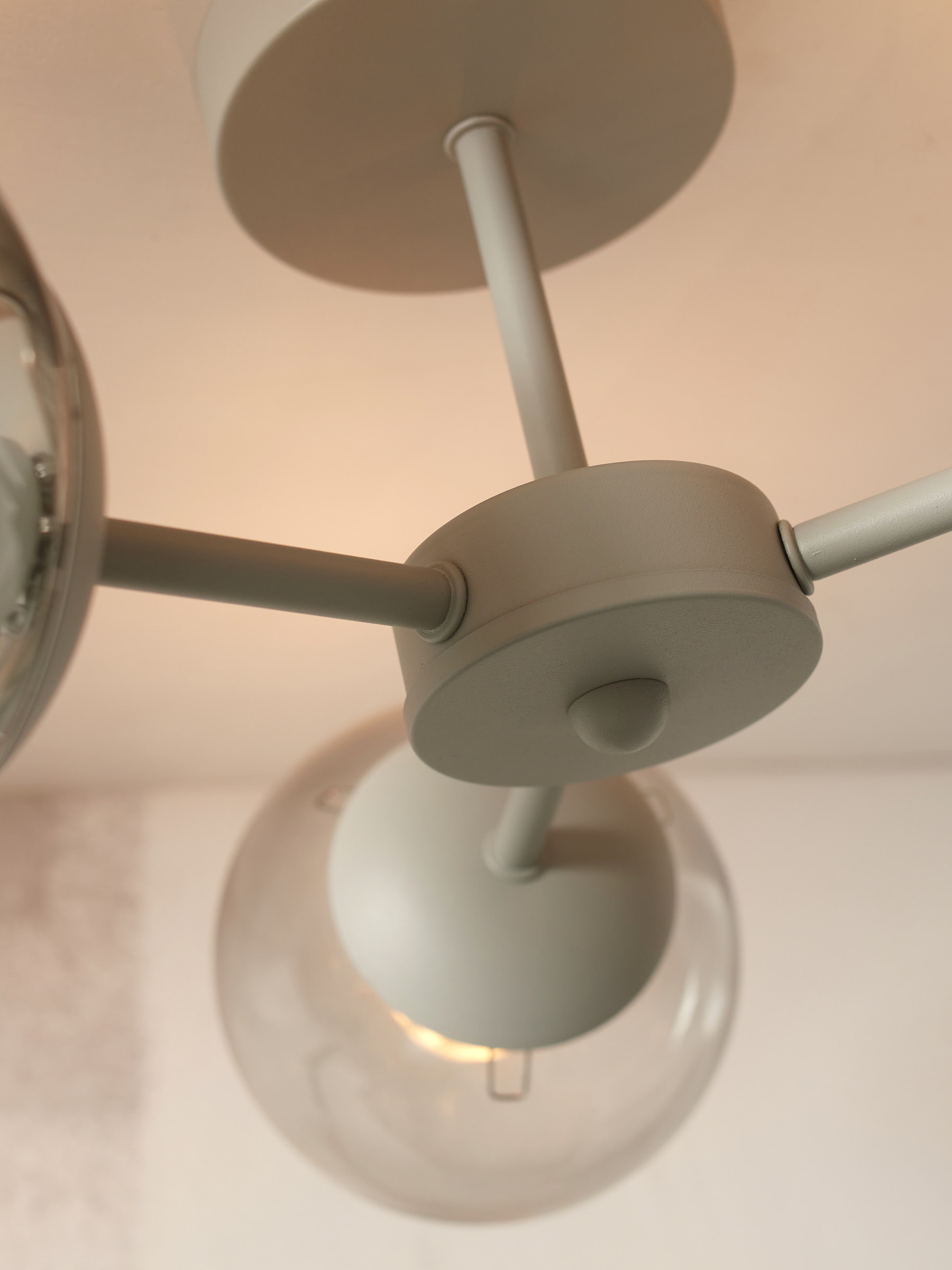 its about RoMi Plafondlamp 'Aspen' 3-lamps, kleur Lichtgrijs