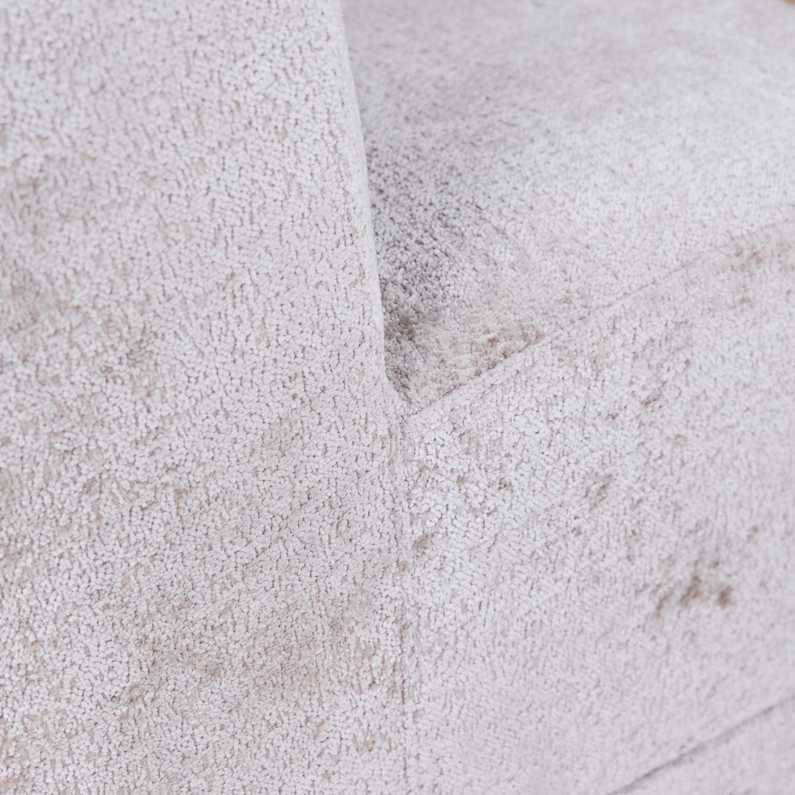 WOOOD Draaifauteuil 'Atty' Structure Velvet, kleur Zand