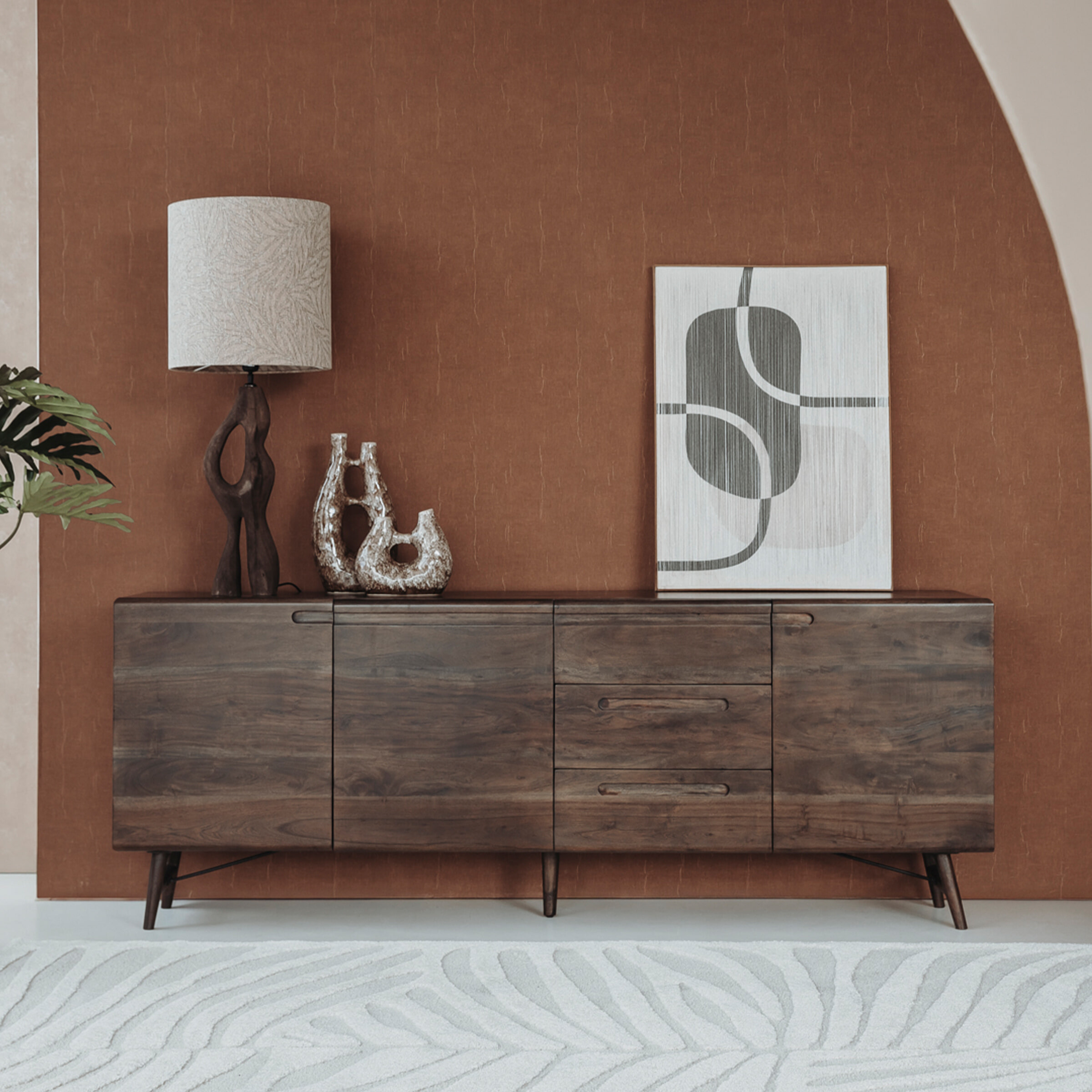 Tower Living Dressoir 'Aura' Acaciahout, 210cm