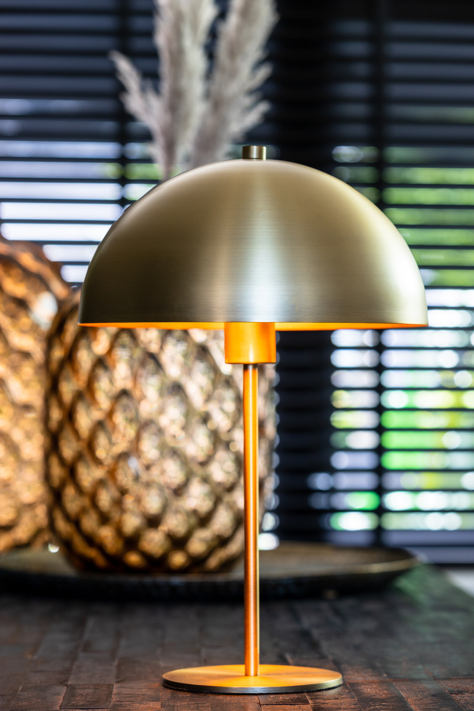 Light & Living Tafellamp 'Merel' 45cm, antiek brons