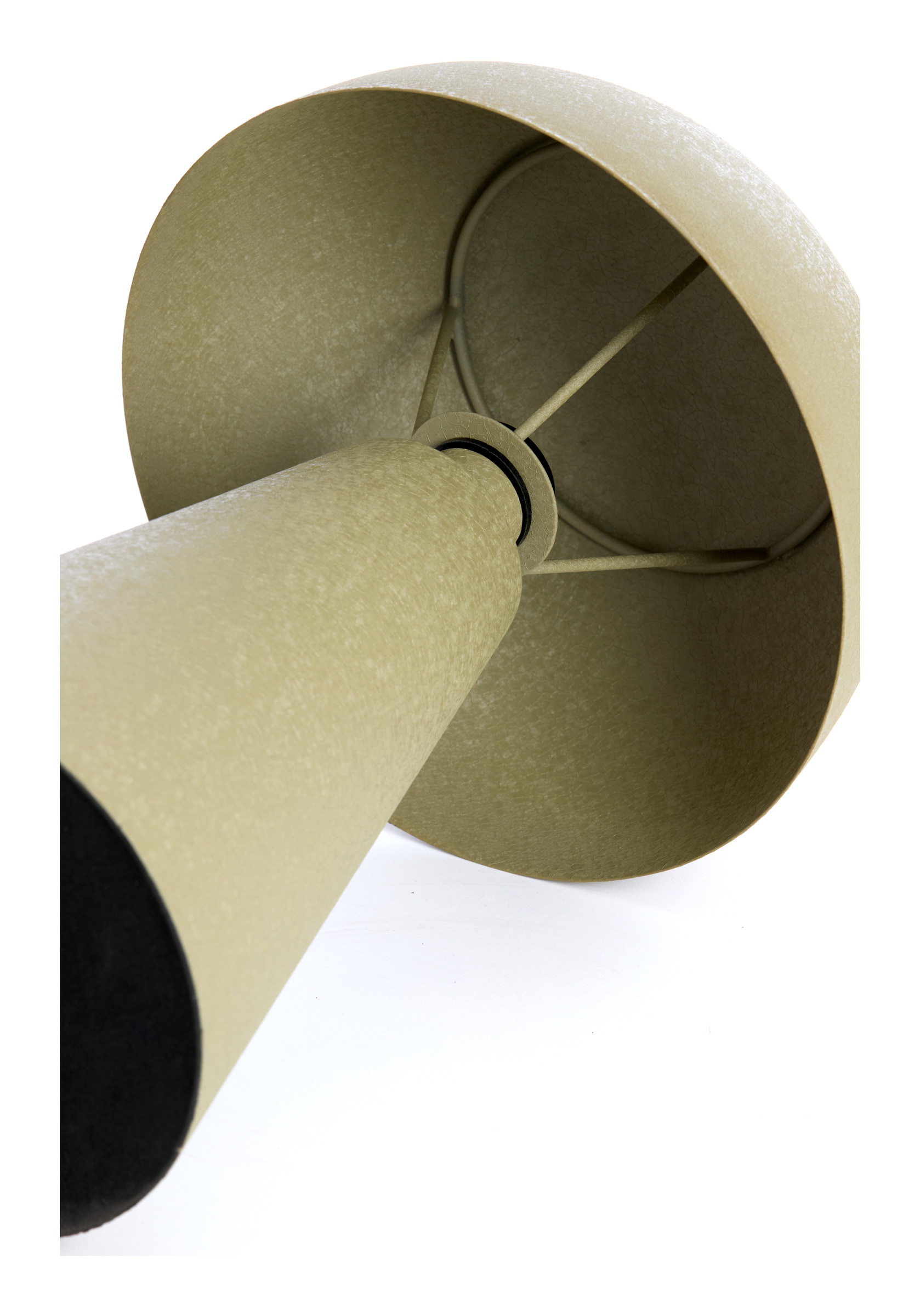 Light & Living Tafellamp 'Surrina' 41cm, kleur Olijfgroen