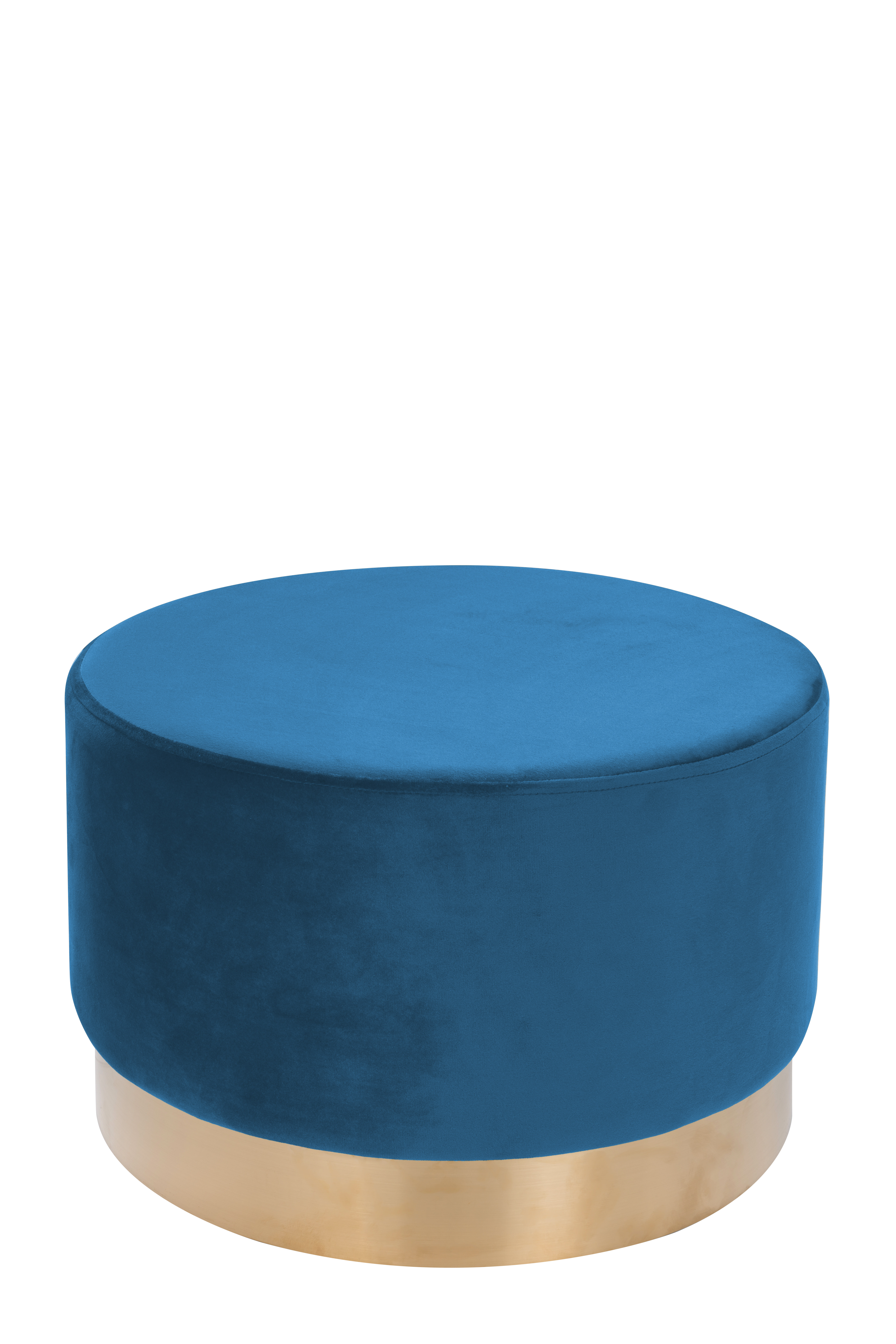 Kayoom Poef 'Nina' 55cm, kleur blauw 510 Blauw