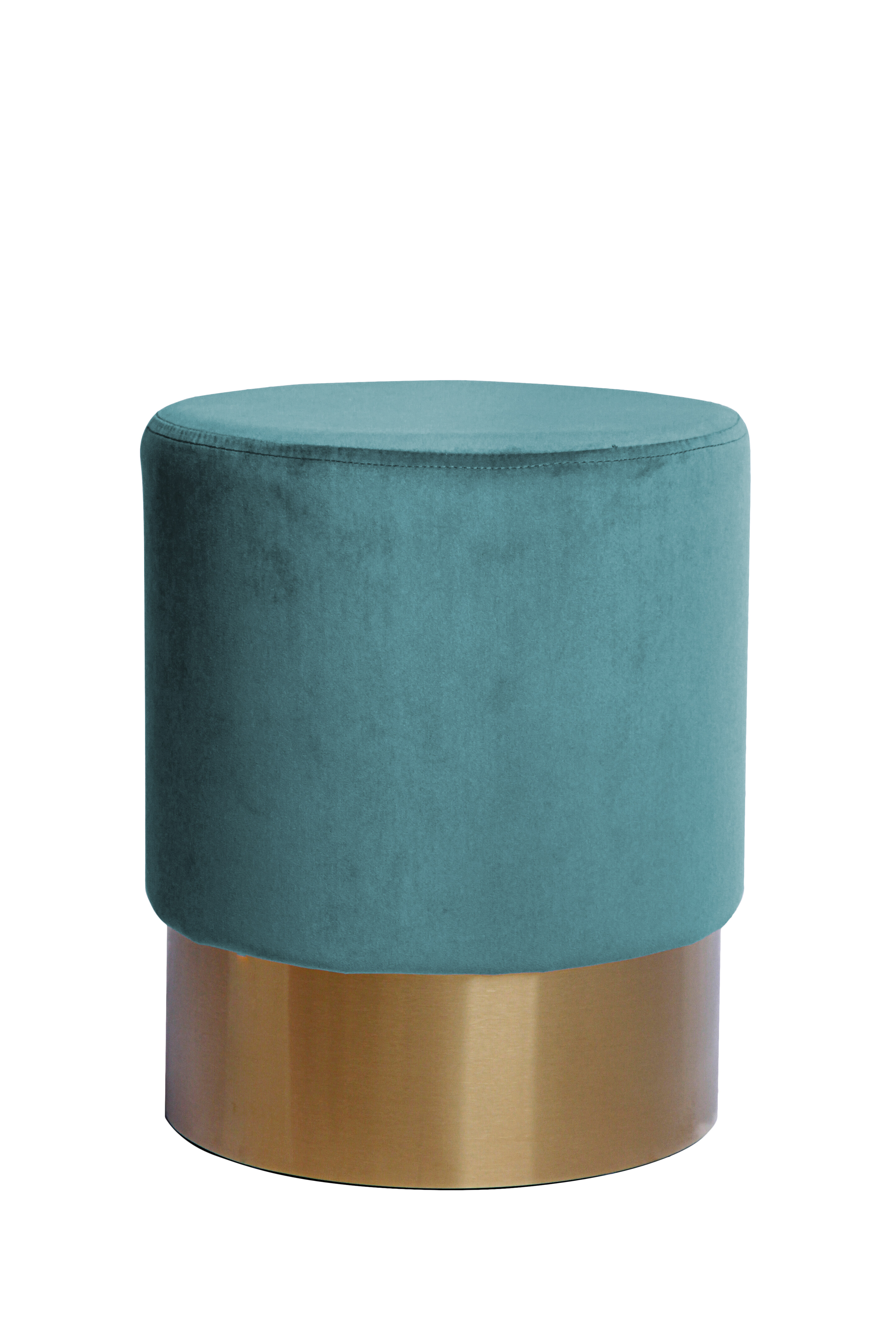 Kayoom Poef 'Nano' 35cm, kleur turquoise