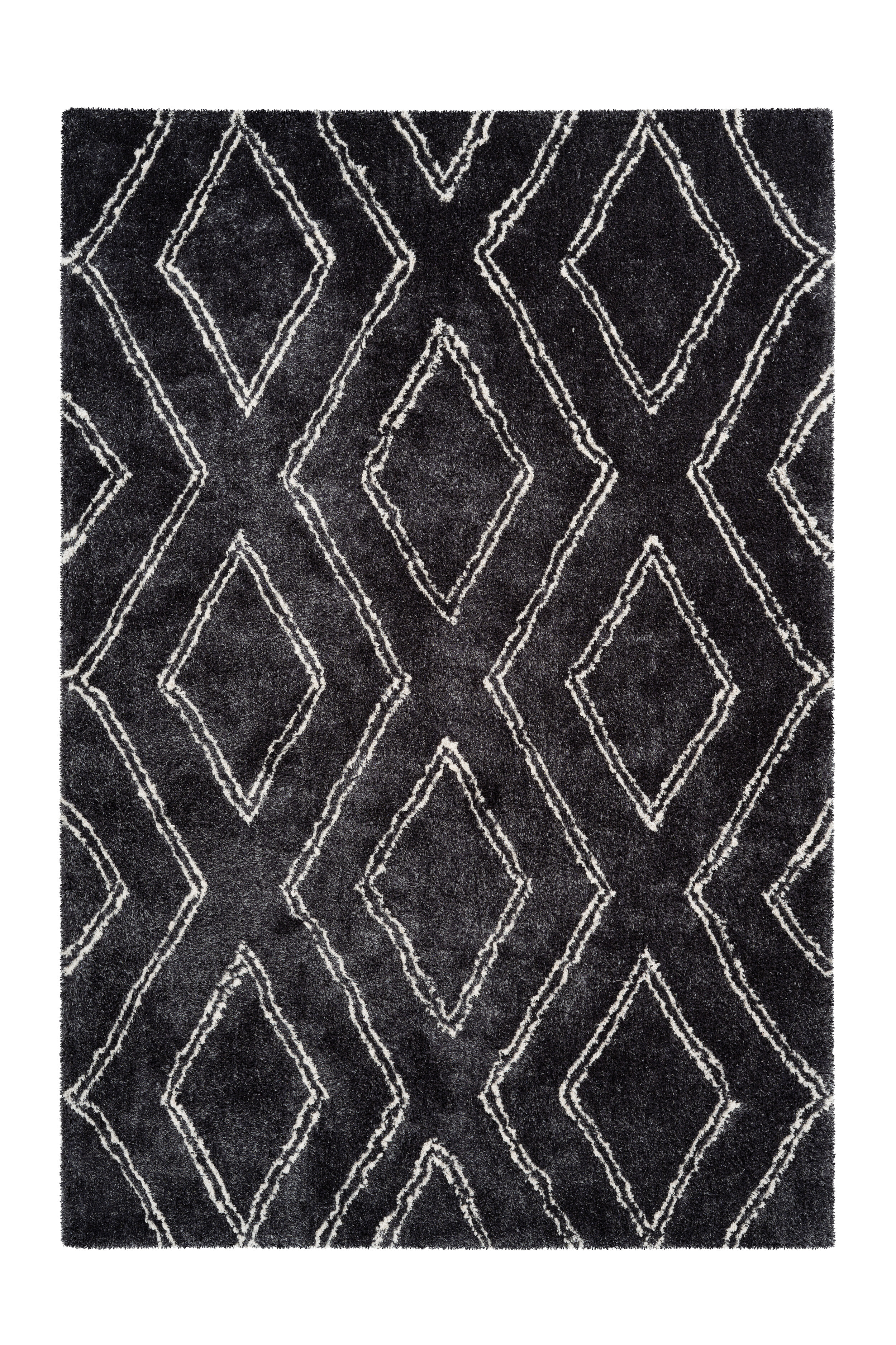 Kayoom Vloerkleed 'Orlando 225' kleur Antraciet, 200 x 290cm Kayoom Vloerkleed 'Orlando 225' kleur Antraciet, 200 x 290cm