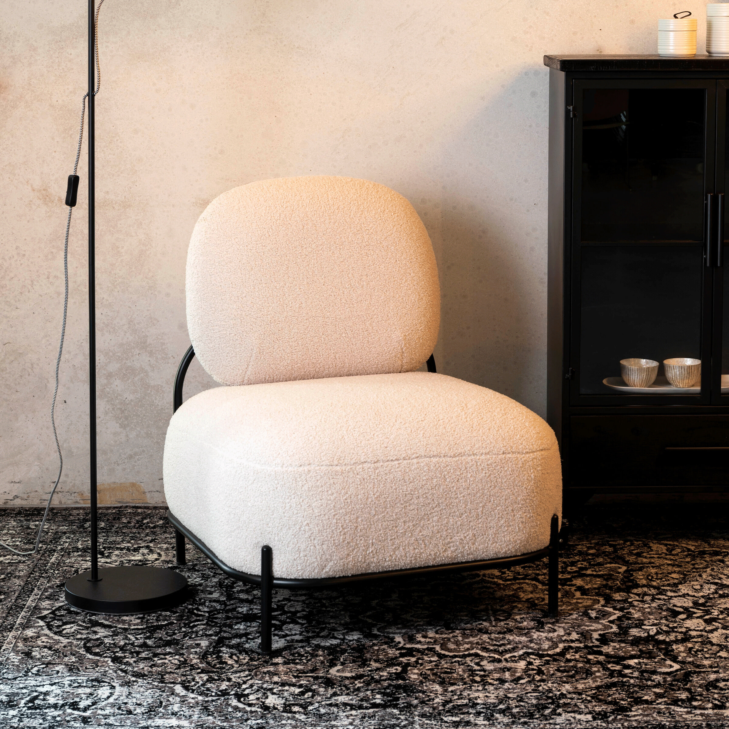ZILT Fauteuil Brandan Teddy - Ivory