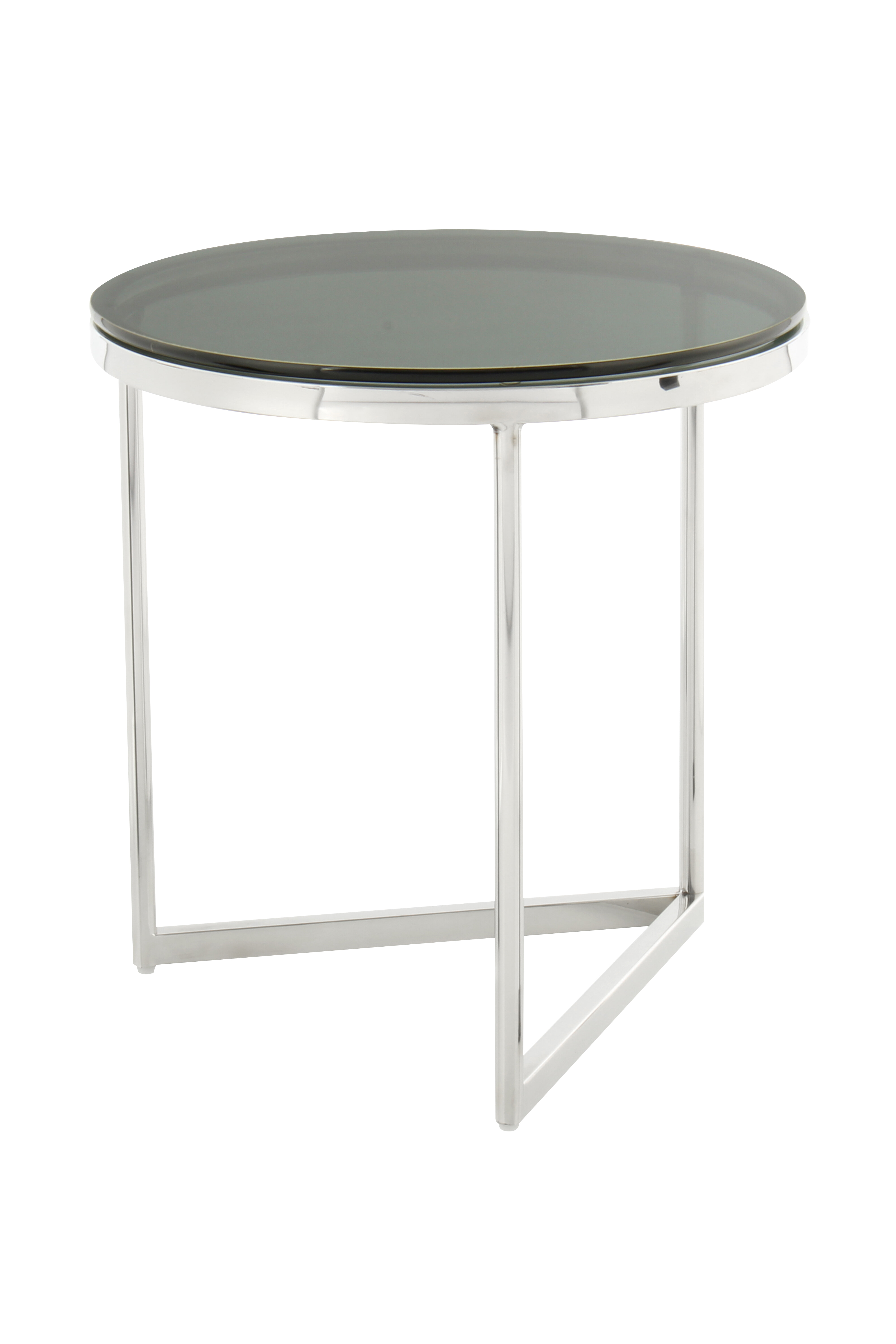 Kayoom Bijzettafel 'Wynona' 40cm, kleur zilver Kayoom Bijzettafel 'Wynona' 40cm, kleur zilver