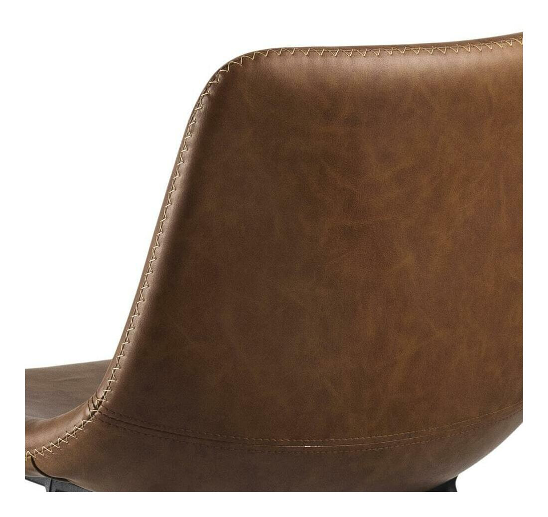 Bendt Barkruk 'Novi' PU, kleur Bruin
