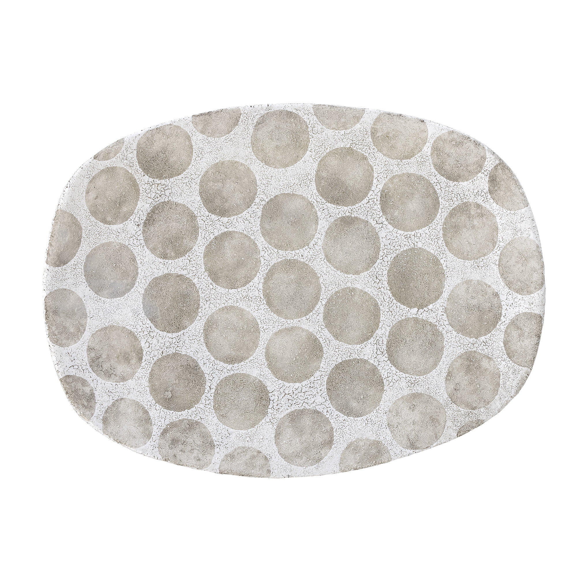 Bloomingville Dienblad Felan Terracotta - Wit