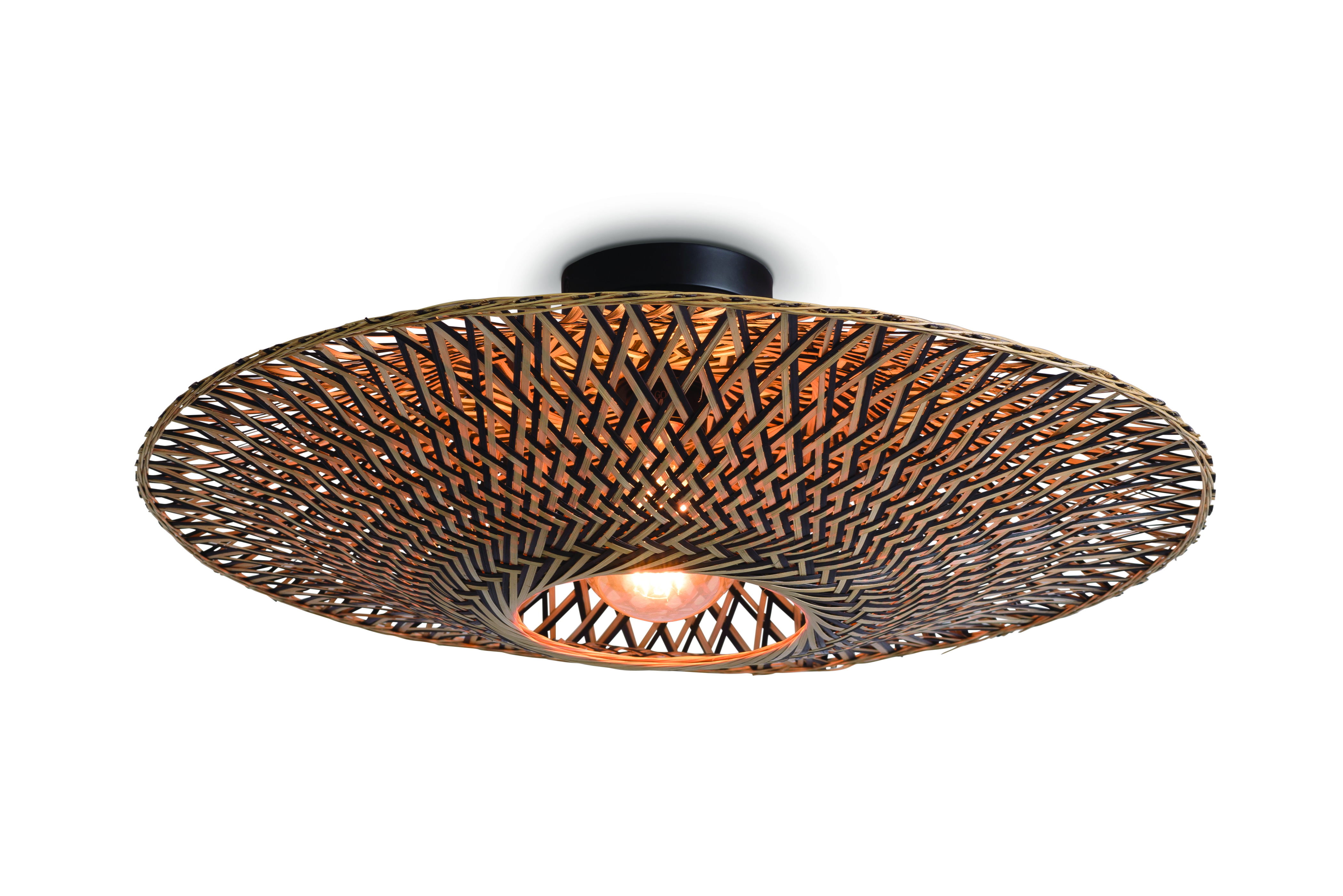 GOOD&MOJO Plafondlamp 'Bali' Medium, Bamboe, kleur Naturel