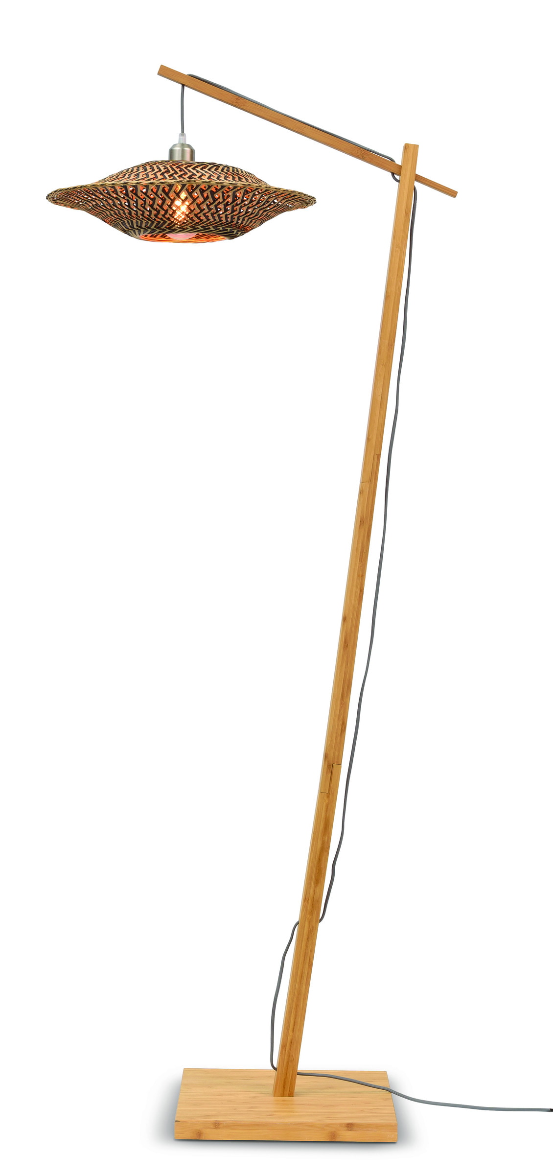 GOOD&MOJO Vloerlamp 'Bali' Bamboe, 176cm, kleur Naturel