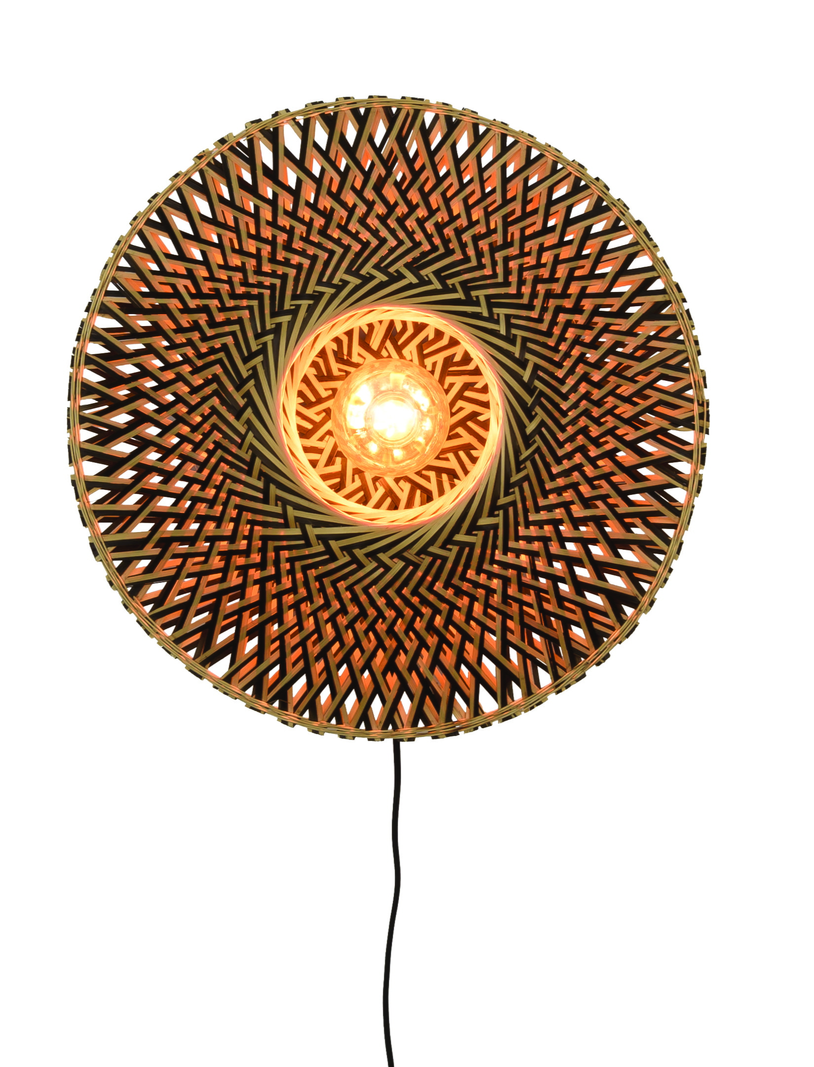 GOOD&MOJO Wandlamp 'Bali' Small, Bamboe, kleur Naturel