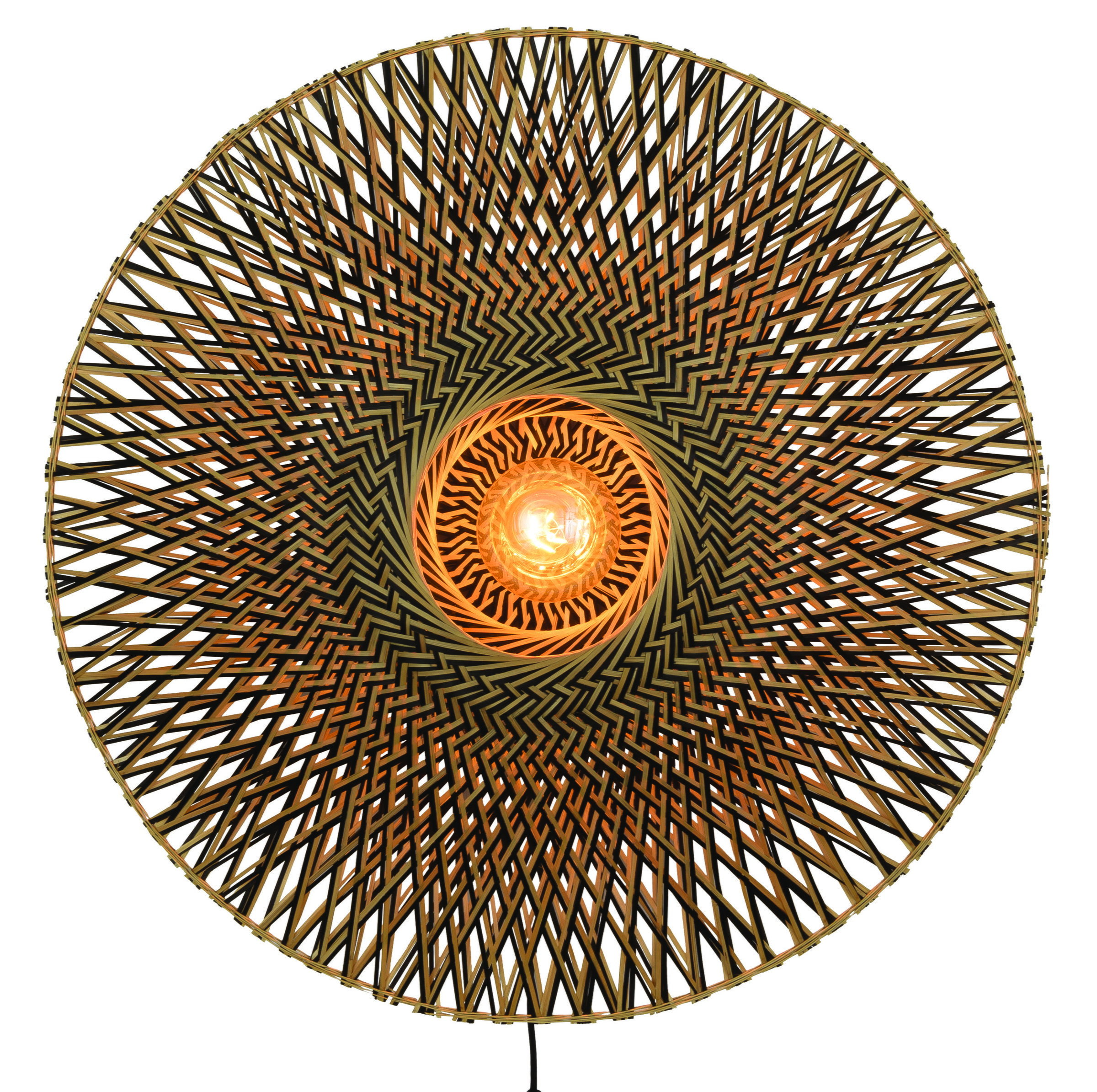GOOD&MOJO Wandlamp 'Bali' Large, Bamboe, kleur Naturel