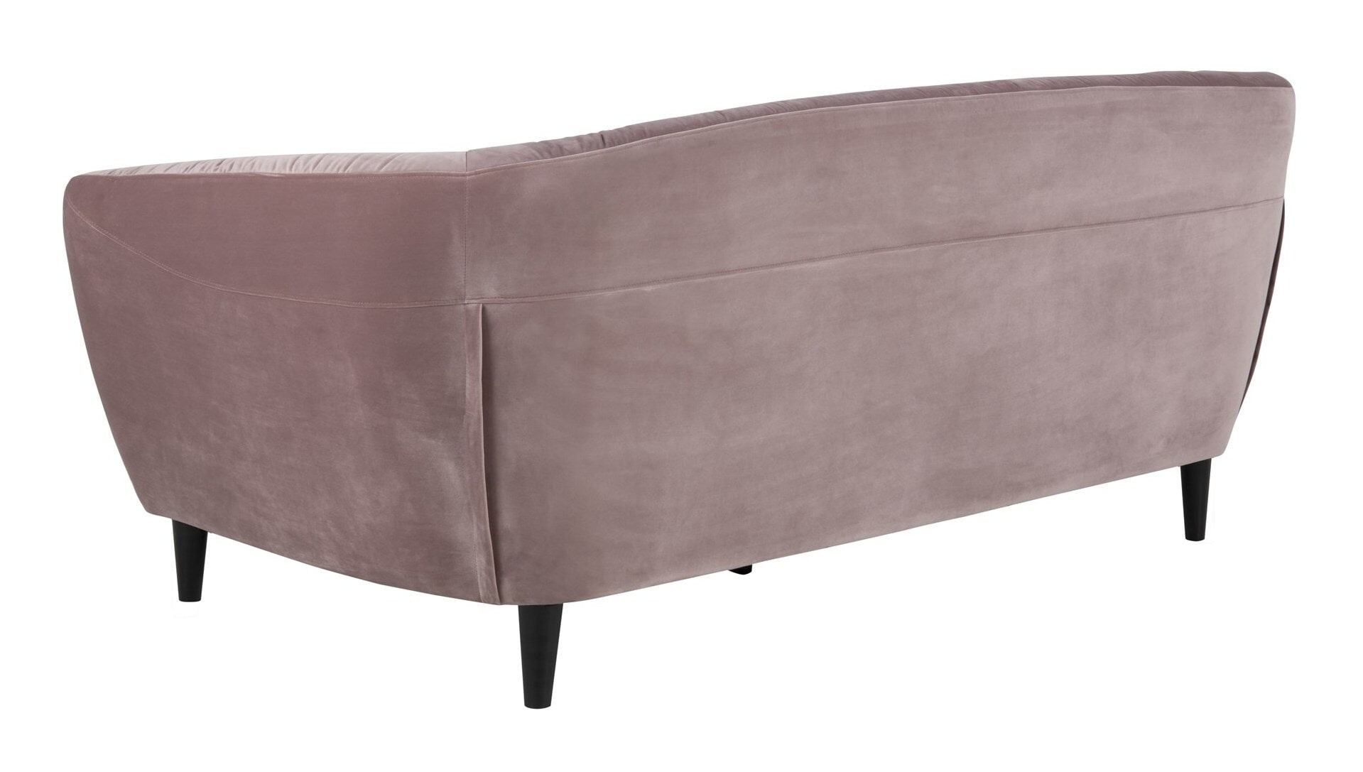 Bendt Bank 'Loes' 3-zits, Velvet, kleur roze