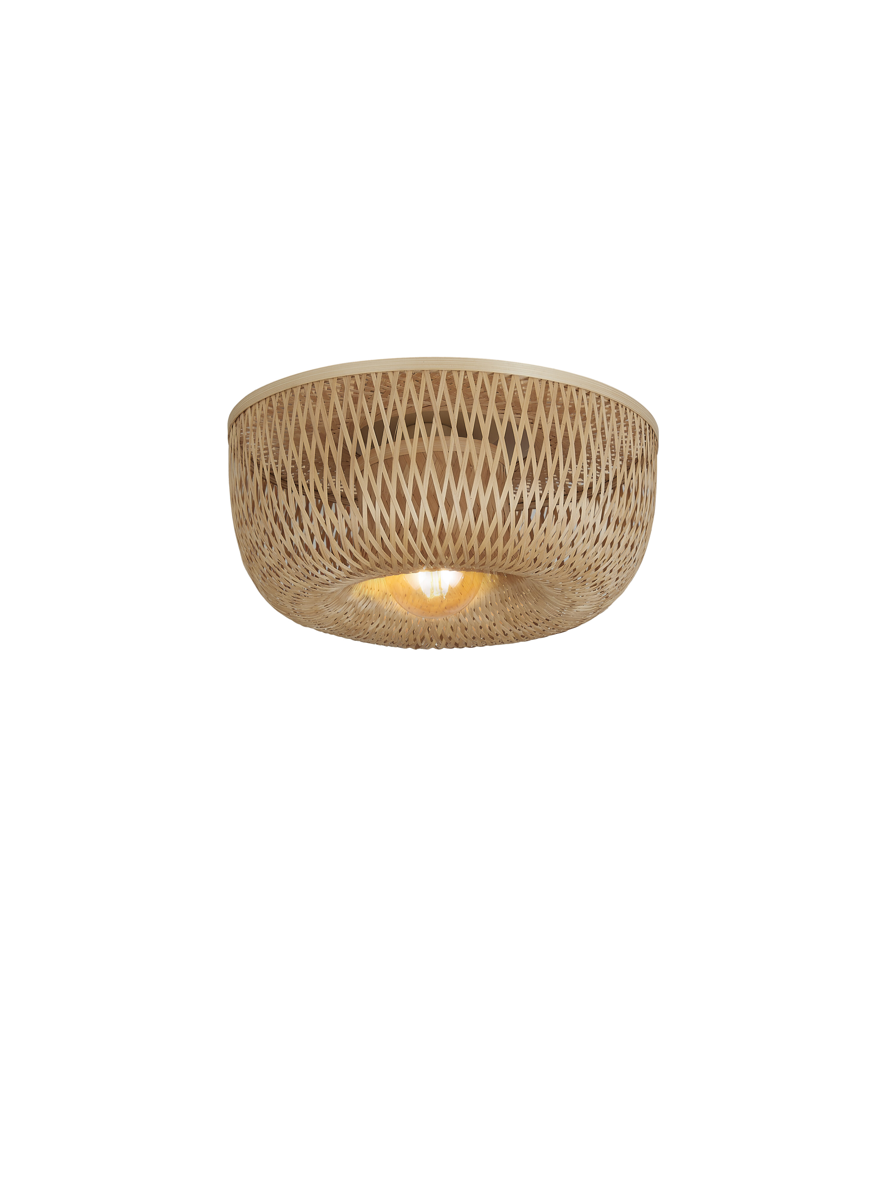 GOOD&MOJO Plafondlamp 'Barbados' Bamboe, 35cm, kleur Naturel