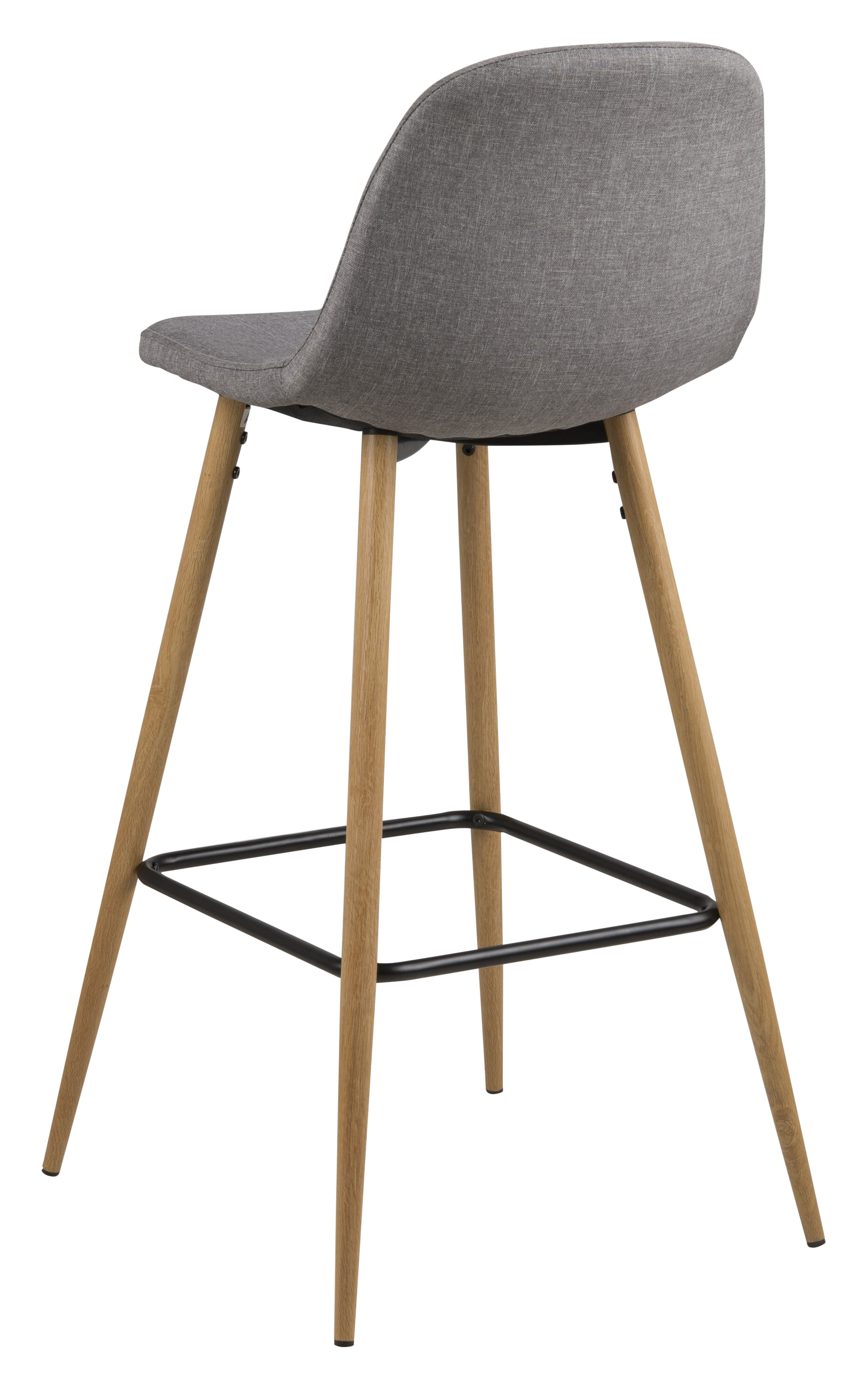 Barkruk 'Louise' (zithoogte 73cm) kleur lichtgrijs