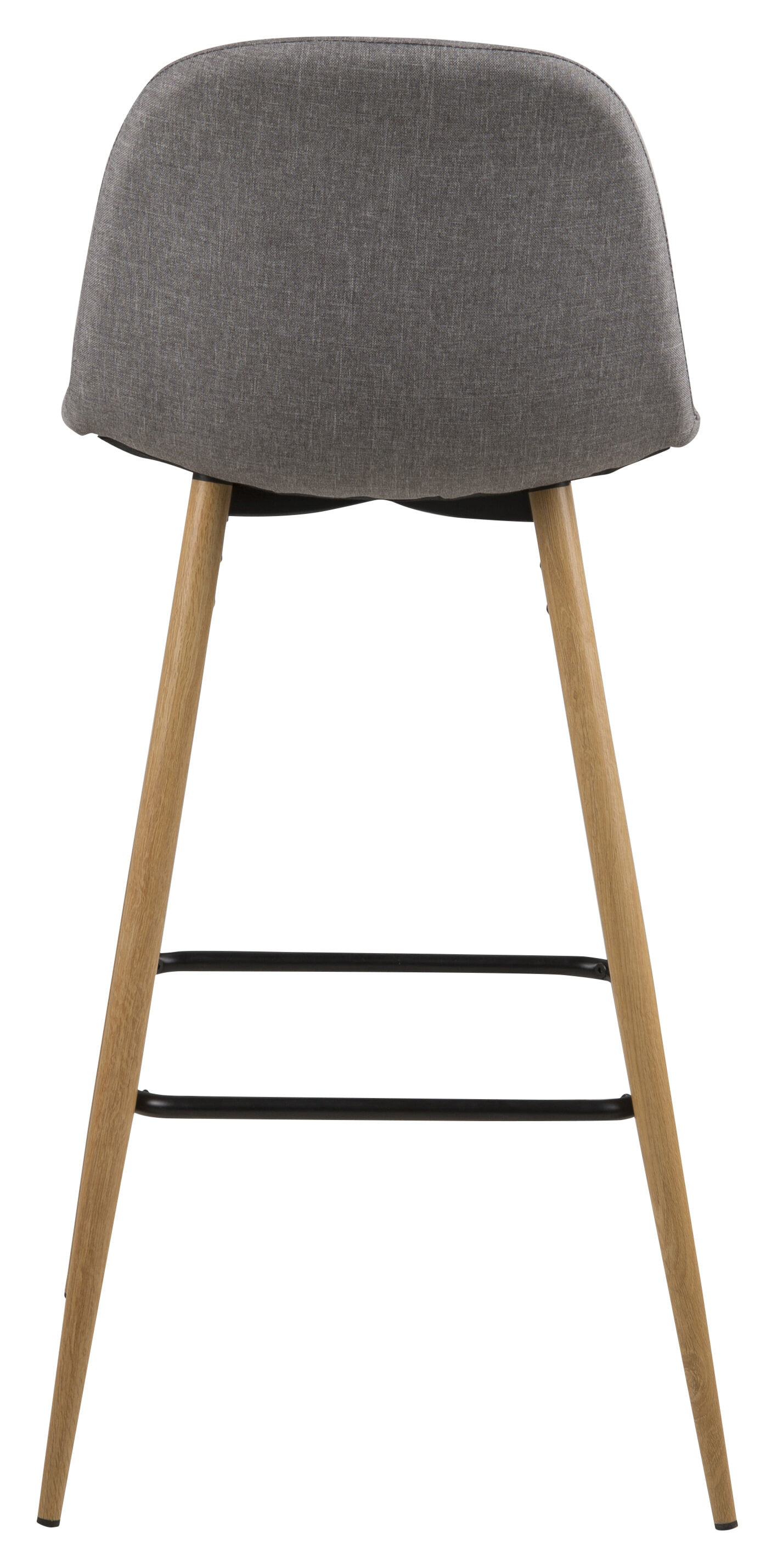 Barkruk 'Louise' (zithoogte 73cm) kleur lichtgrijs
