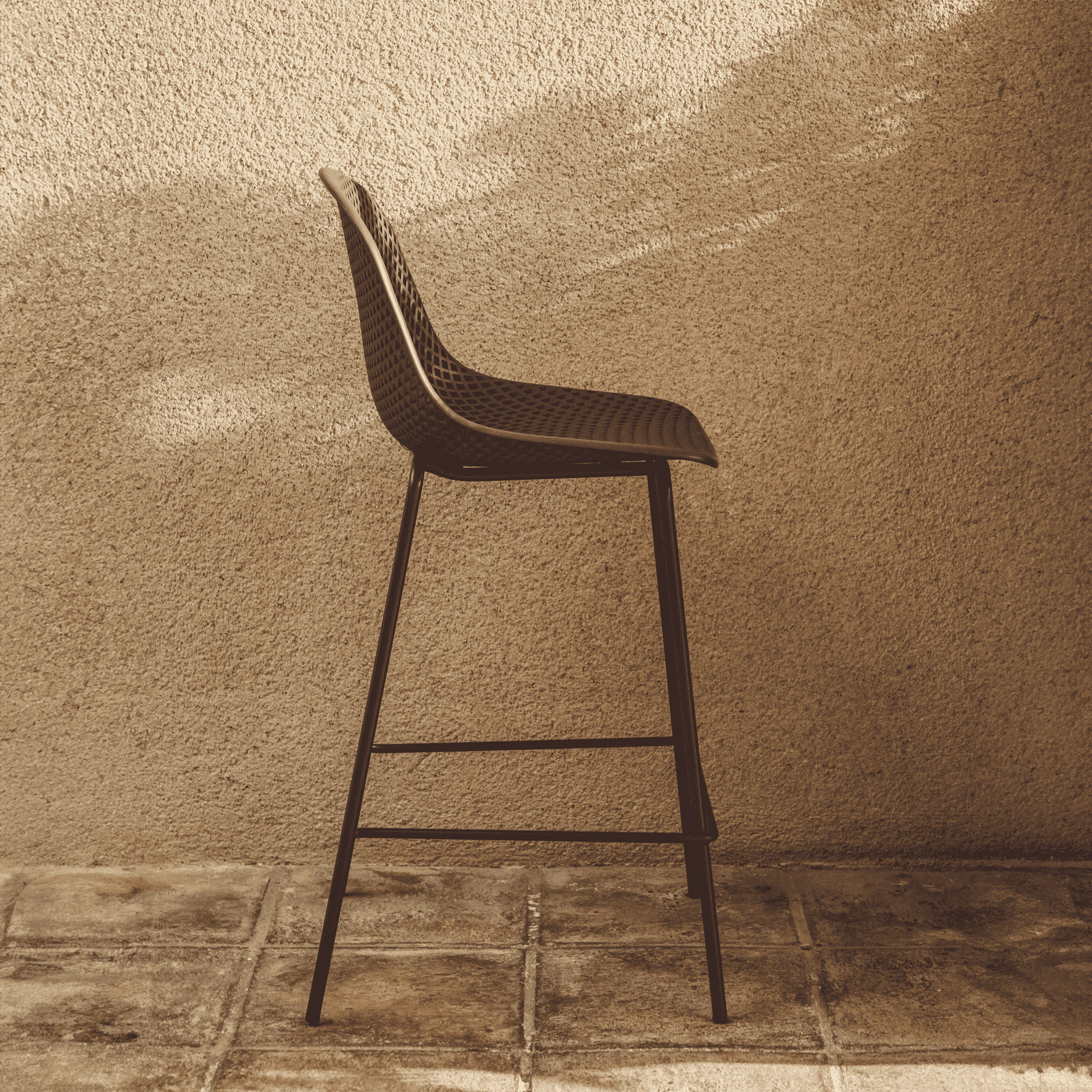 Kave Home Barkruk 'Quinby' (zithoogte 65cm)