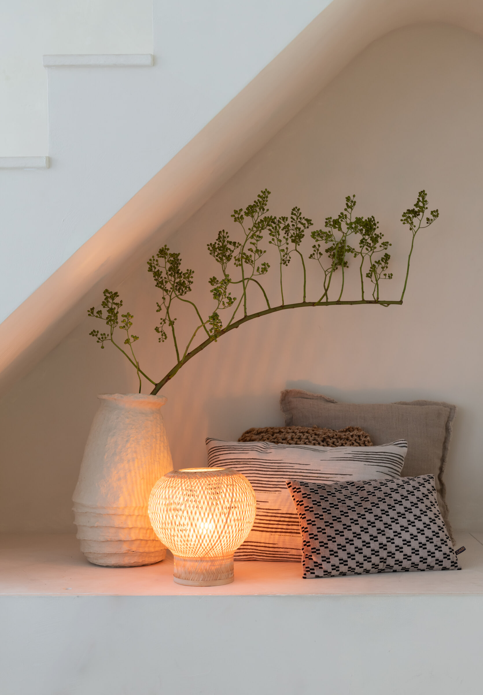 GOOD&MOJO Tafellamp 'Barbados' Bamboe, 27cm, kleur Naturel