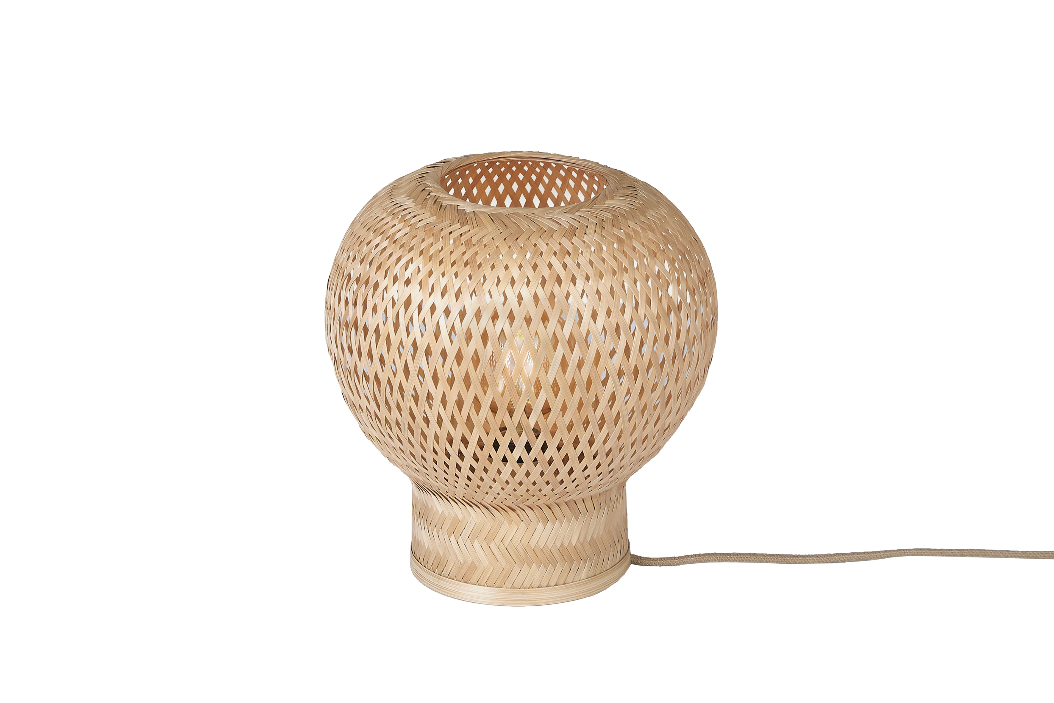 GOOD&MOJO Tafellamp 'Barbados' Bamboe, 27cm, kleur Naturel