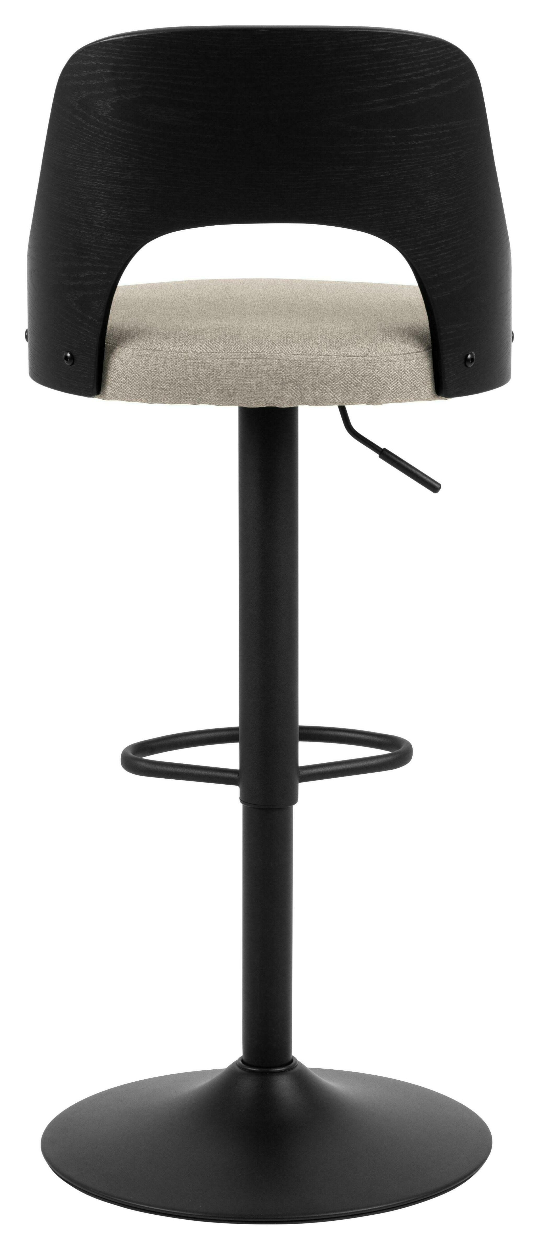 Bendt Draaibare Barkruk 'Vila' kleur Zand (zithoogte 62-84cm)